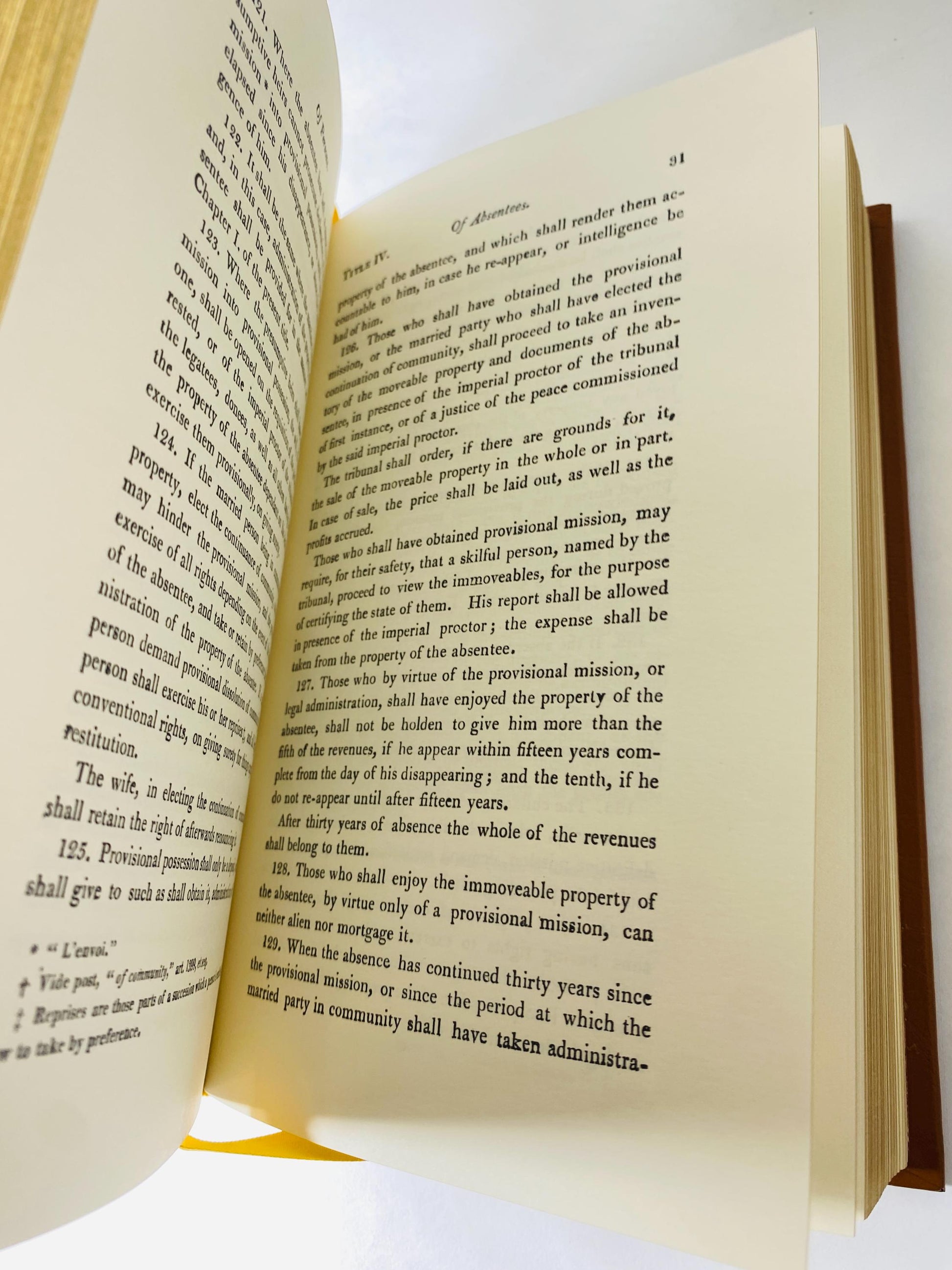 Code Napoleon by Bryant Barrett Leather Bound Legal Book with Gilt Pages Vintage Lawyer Gift