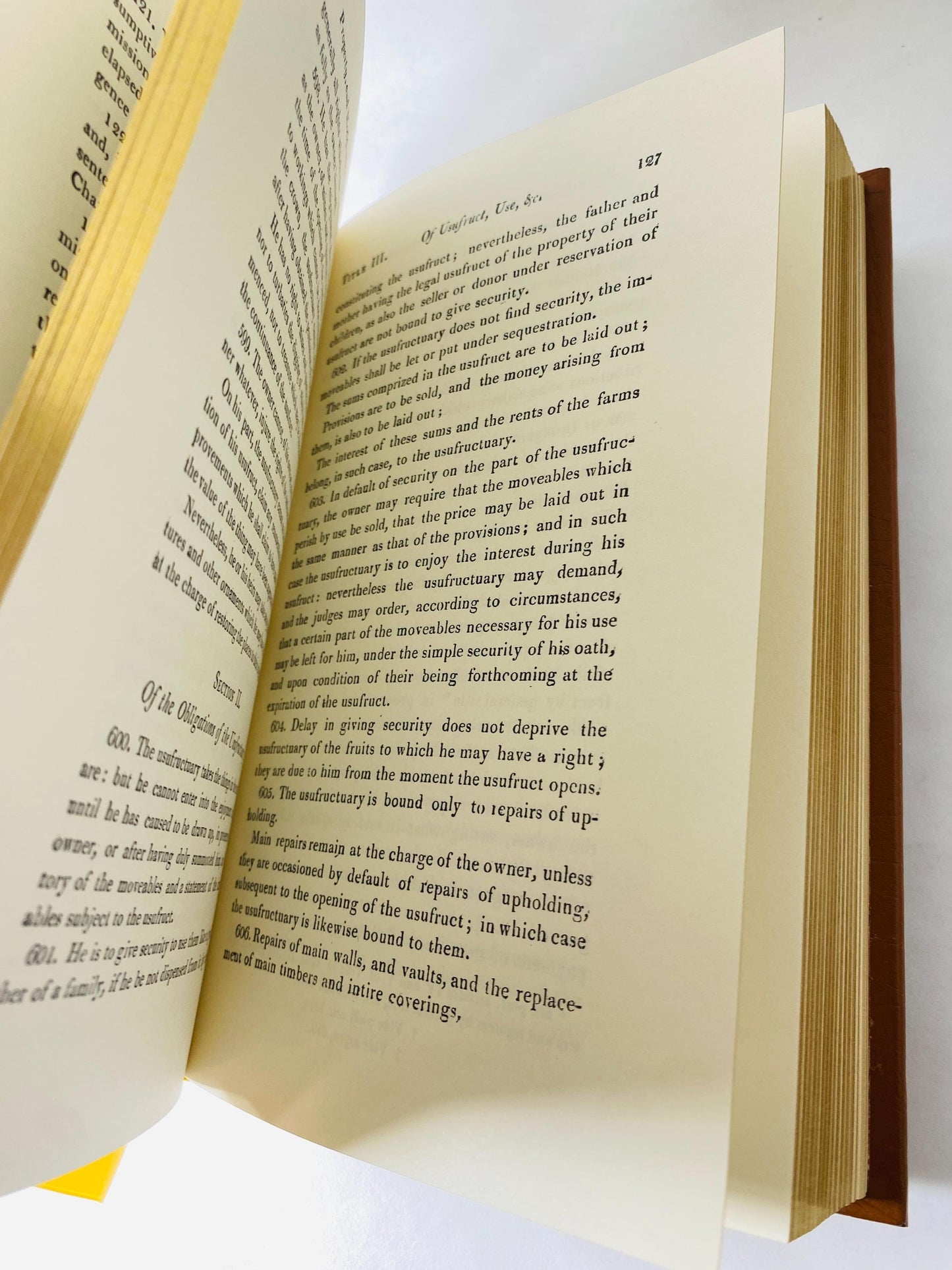 Code Napoleon by Bryant Barrett Leather Bound Legal Book with Gilt Pages Vintage Lawyer Gift