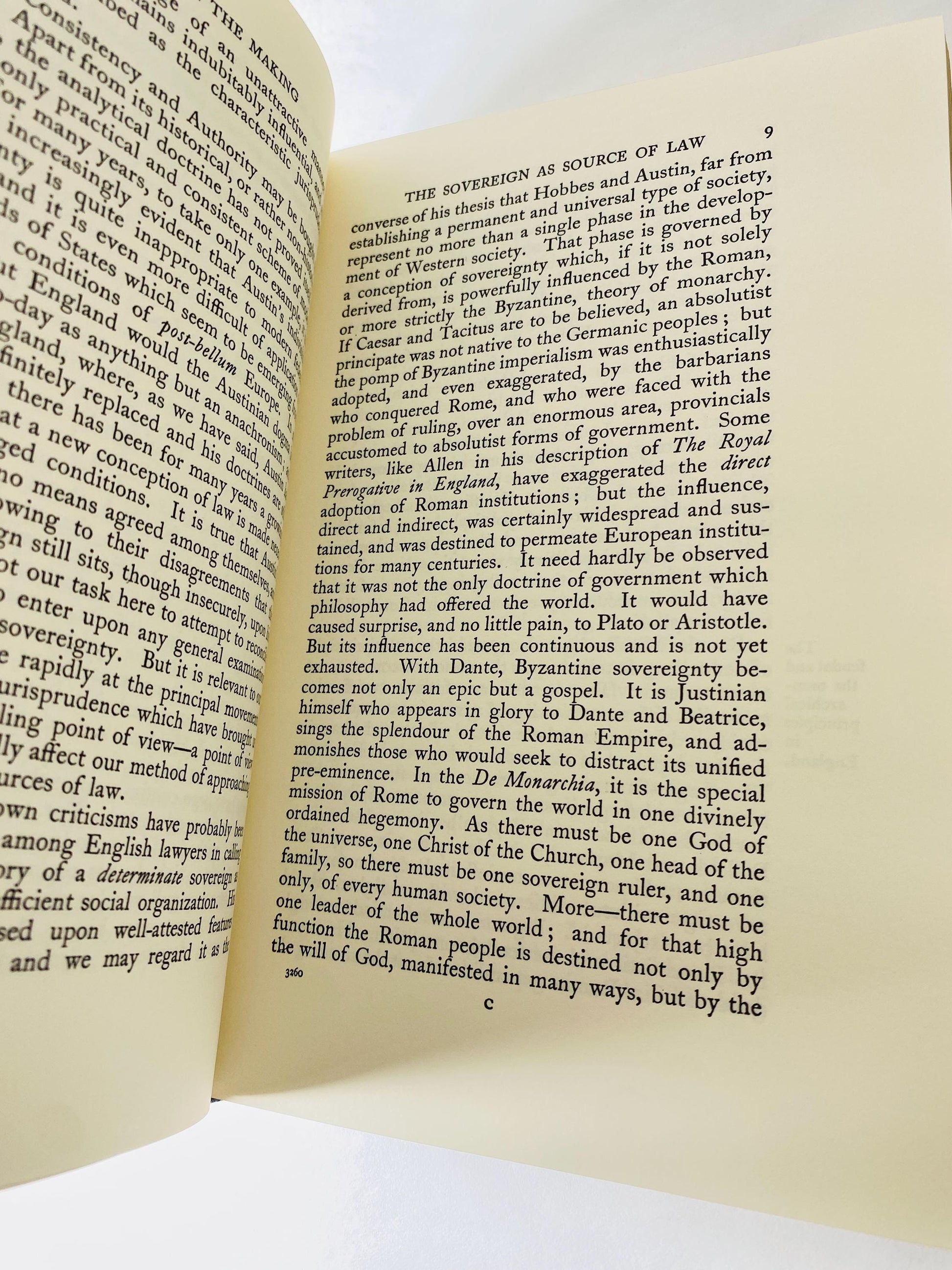 Law in the Making by British legal scholar Sir Carleton Kemp Allen Leather Bound Legal Book with Gilt Pages Vintage Lawyer Gift