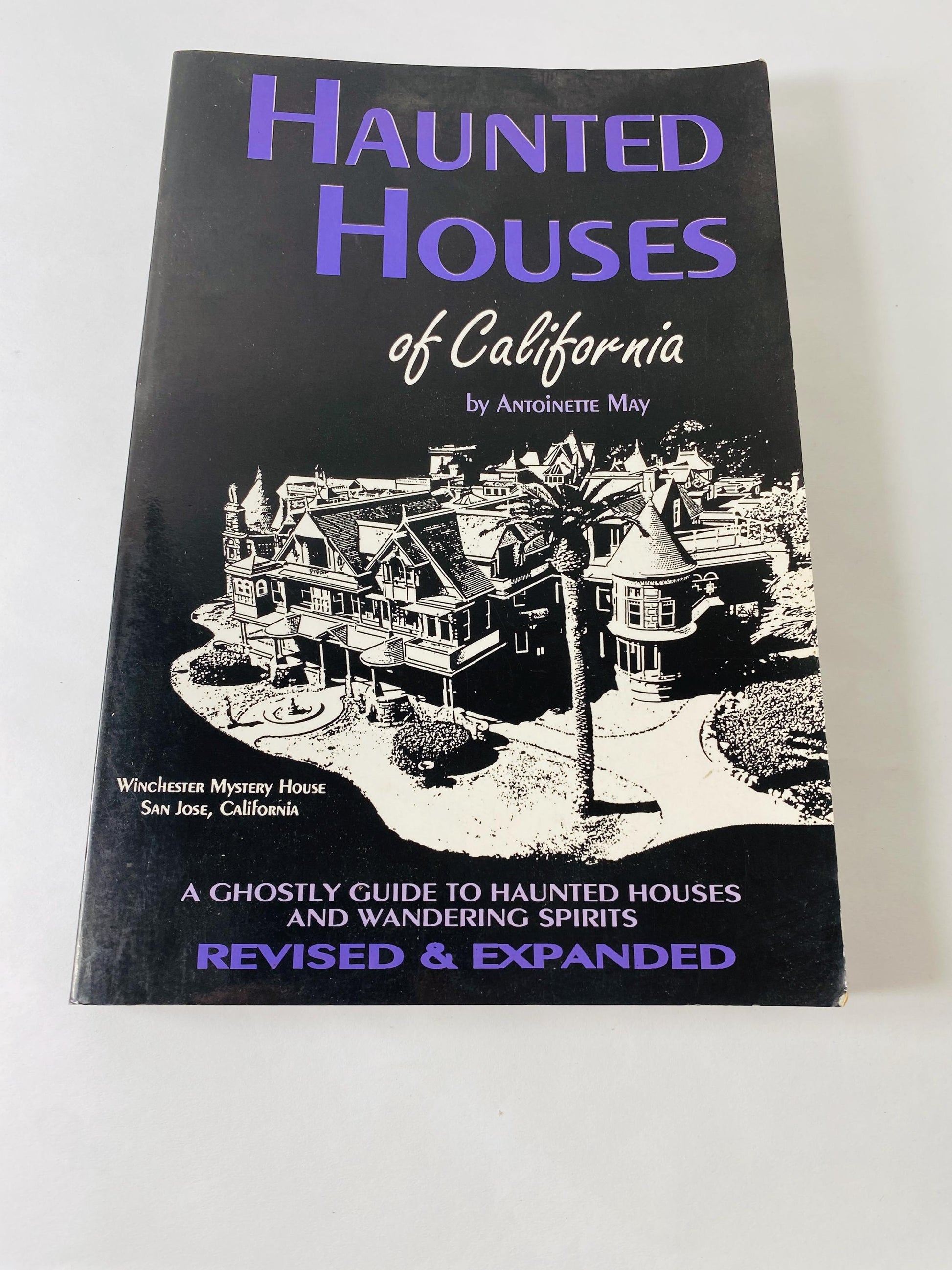 Haunted Houses of California vintage paperback book by by Antoinette circa 2000 occultGhost Stories Paranormal Travel Guide