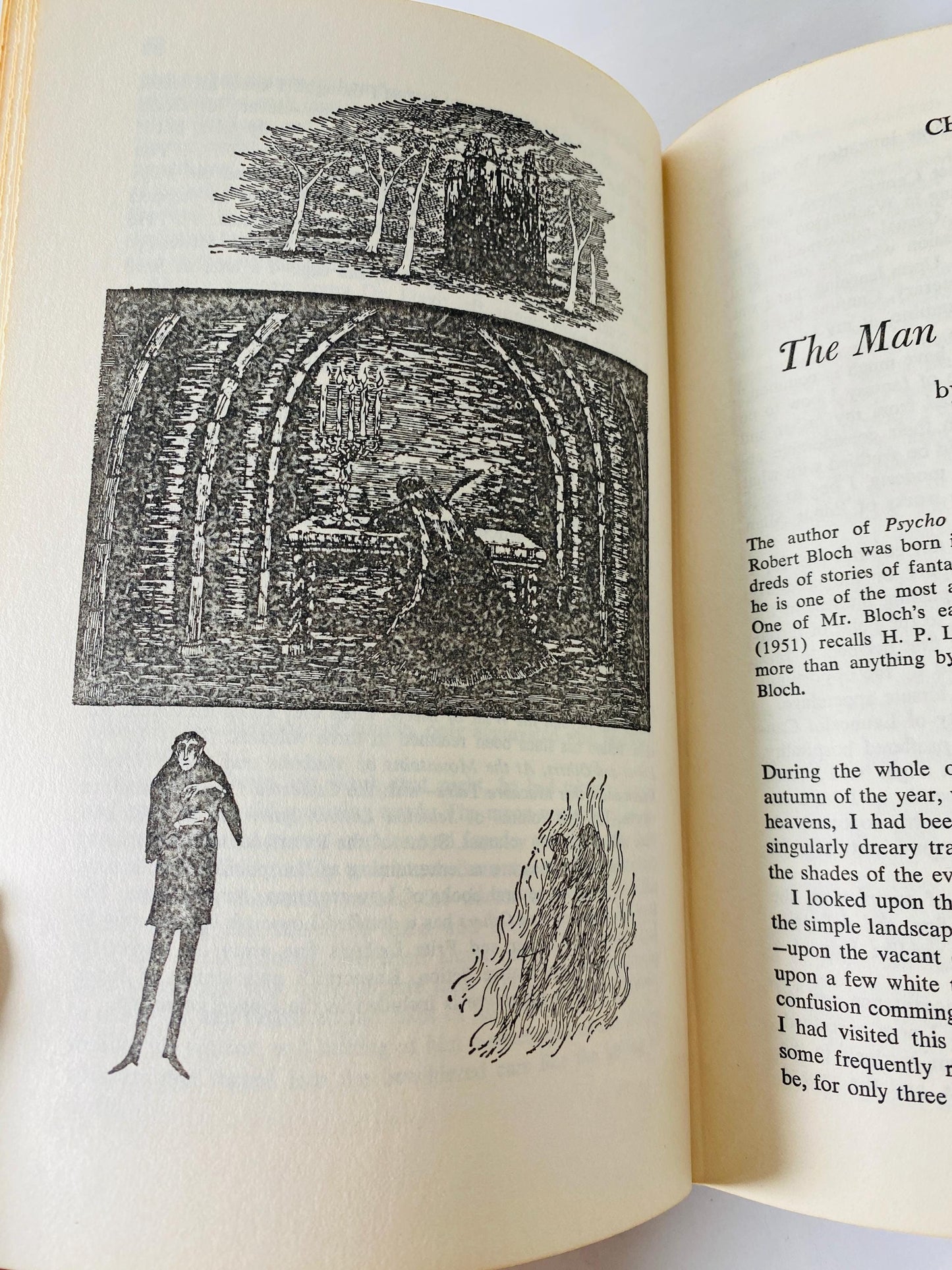1968 Hauntings Tales of the Supernatural vintage book Edward Gorey Illustrations Ghost Story Anthology by Henry Mazzeo Halloween occult