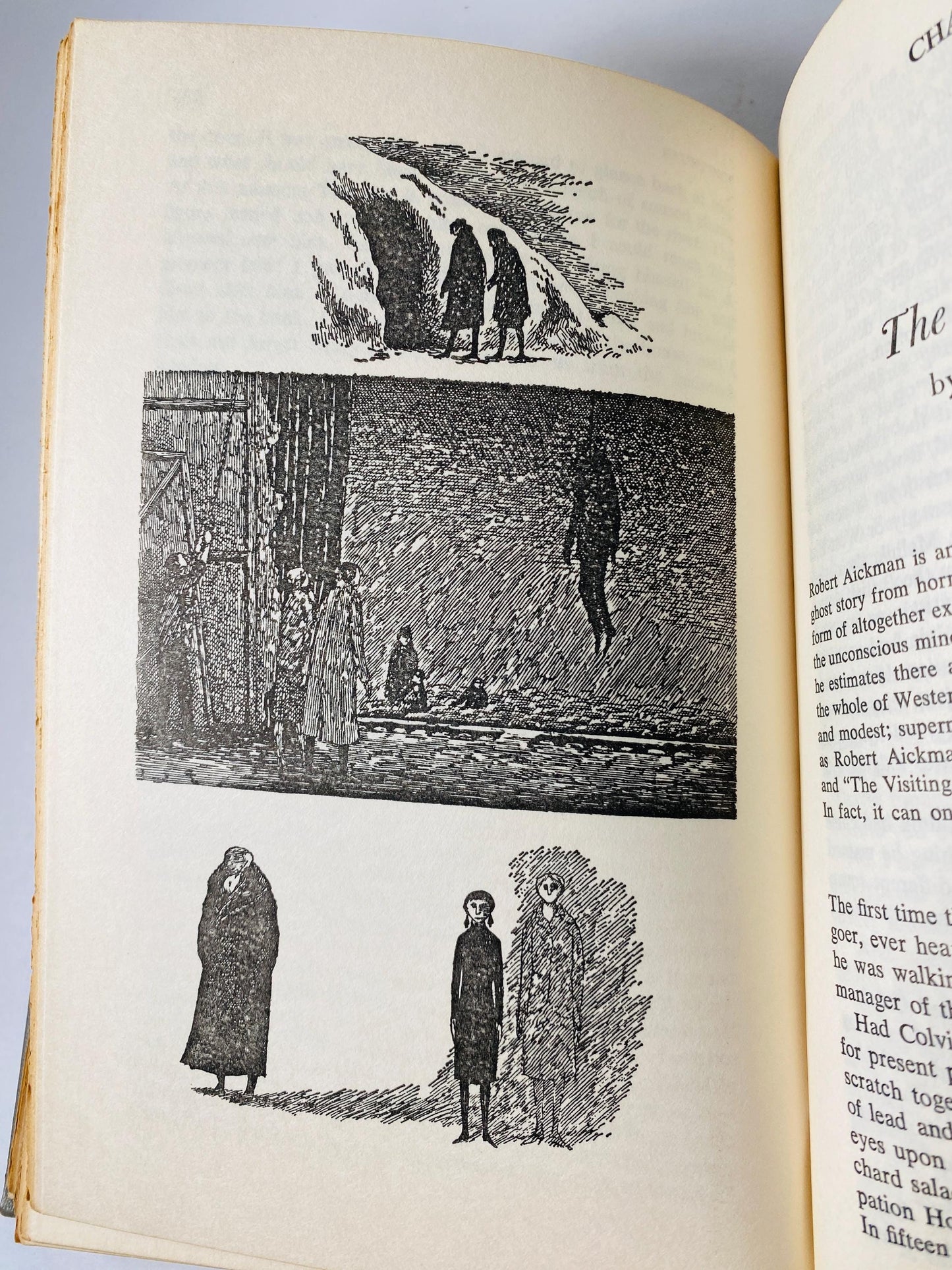 1968 Hauntings Tales of the Supernatural vintage book Edward Gorey Illustrations Ghost Story Anthology by Henry Mazzeo Halloween occult