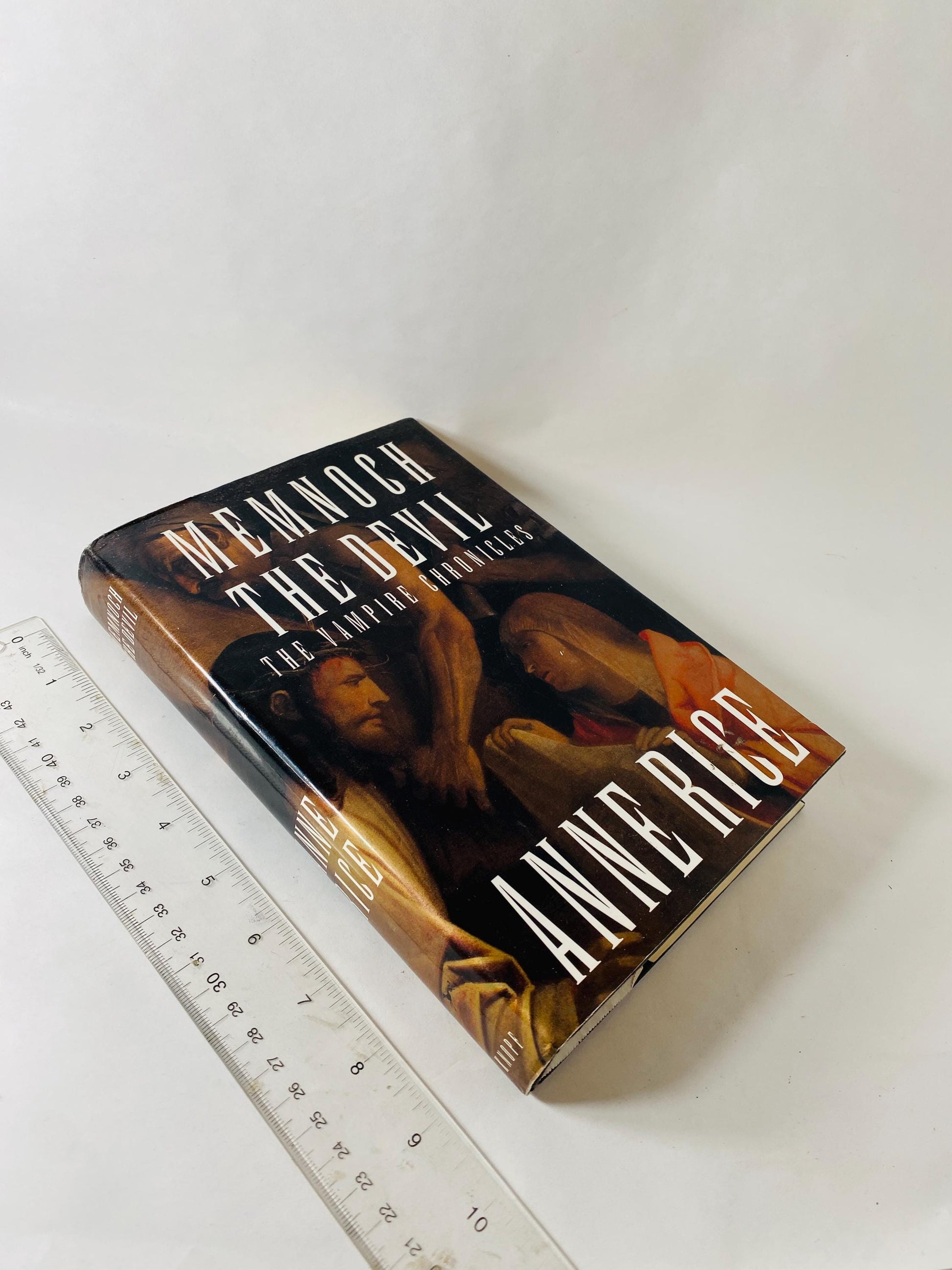 Memnoch the Devil by Anne Rice Vintage First Edition book circa 1995 Vampire horror. Black book decor. Lestat Collectible gift