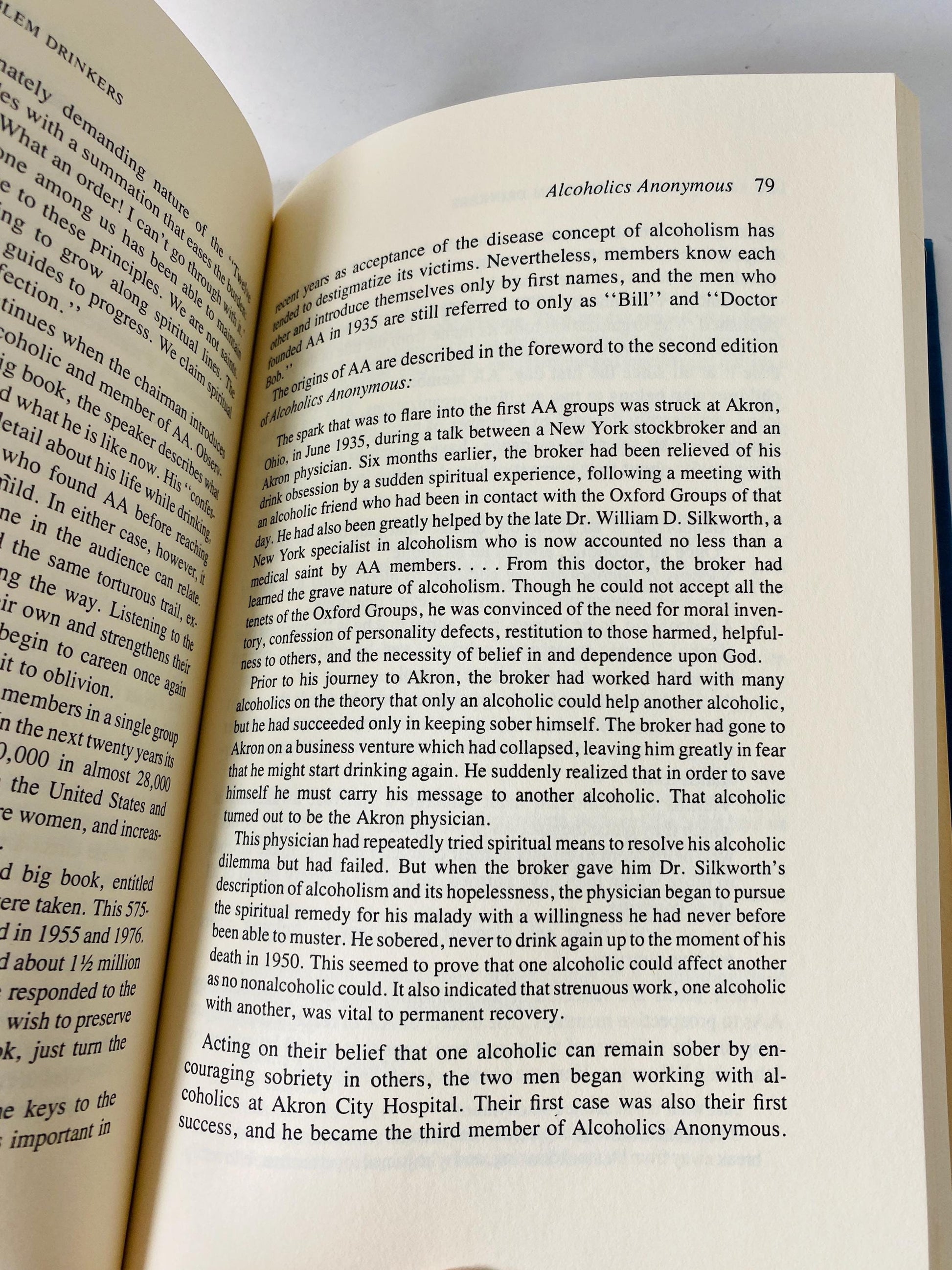 New Hope for Problem Drinkers by Phillip Drotning Alcoholics Anonymous FIRST EDITION circa 1977 Meditations. AA collector vintage book gift