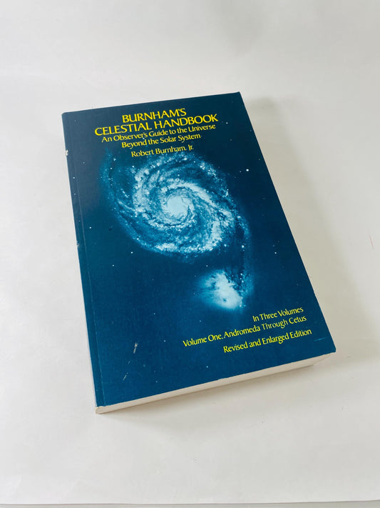Burnham's Celestial Handbook vintage paperback book Volume 1 circa 1978 Stars Constellations astronomy
