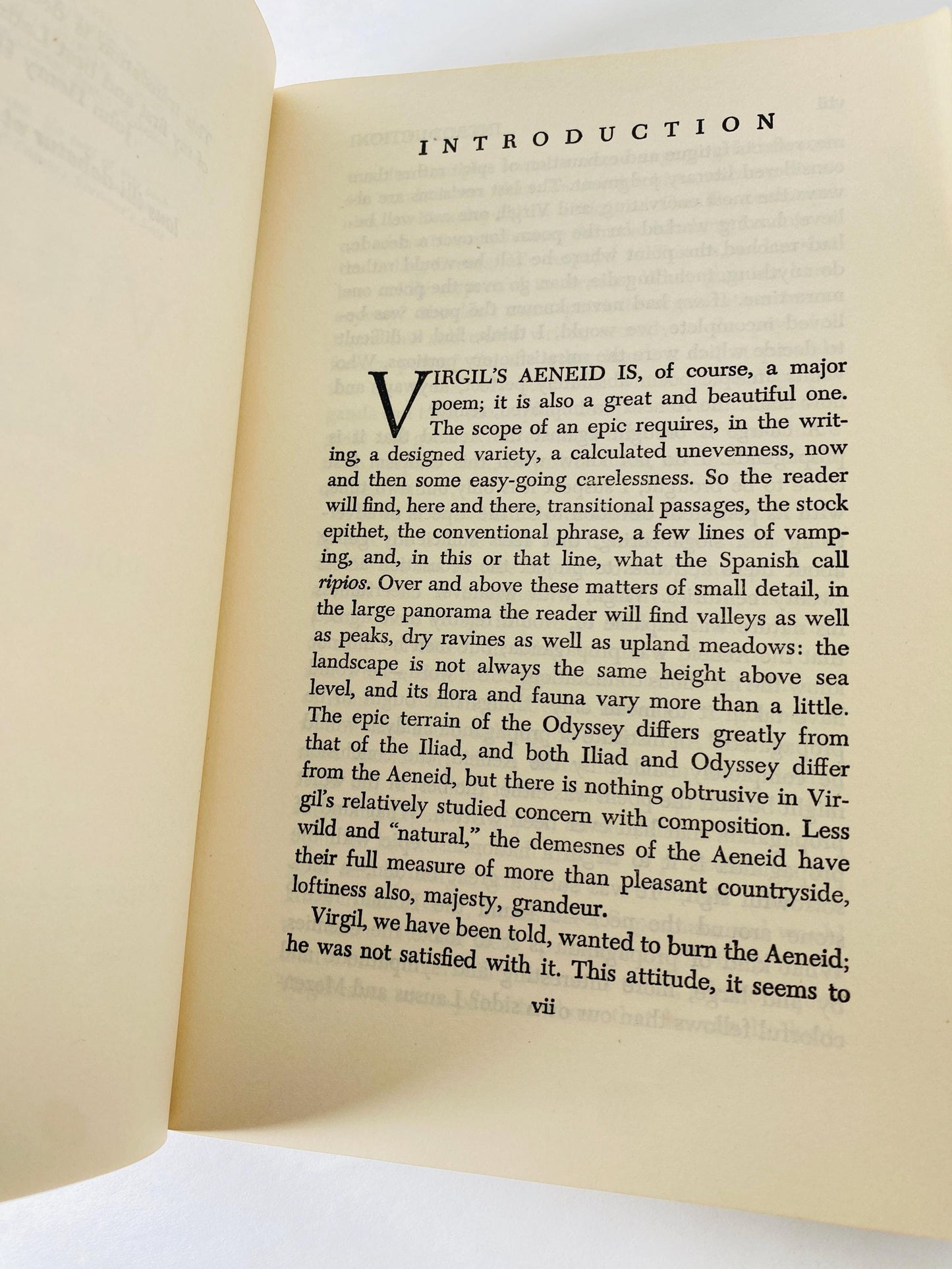 1952 The Aeneid of Virgil Vintage Paperback translated by Rolfe Humphries Classic Literature Latin epic poem Homer Odyssey