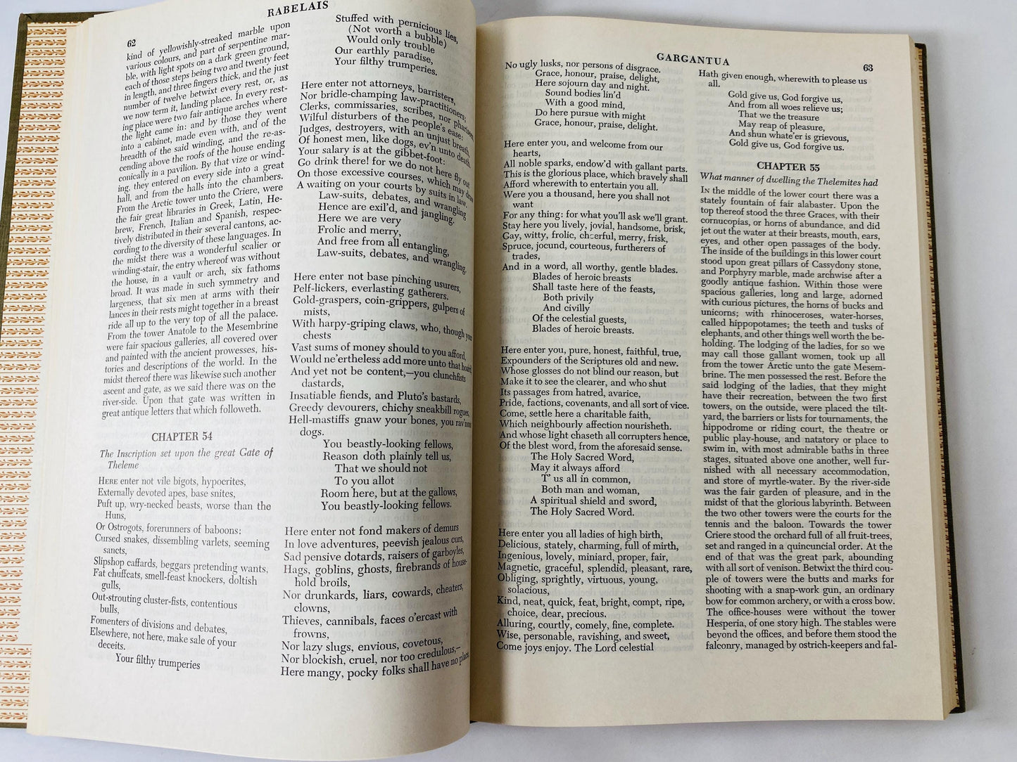 1958 Rabelais Works vintage Britannica Great books Gargantua and Pantagruel