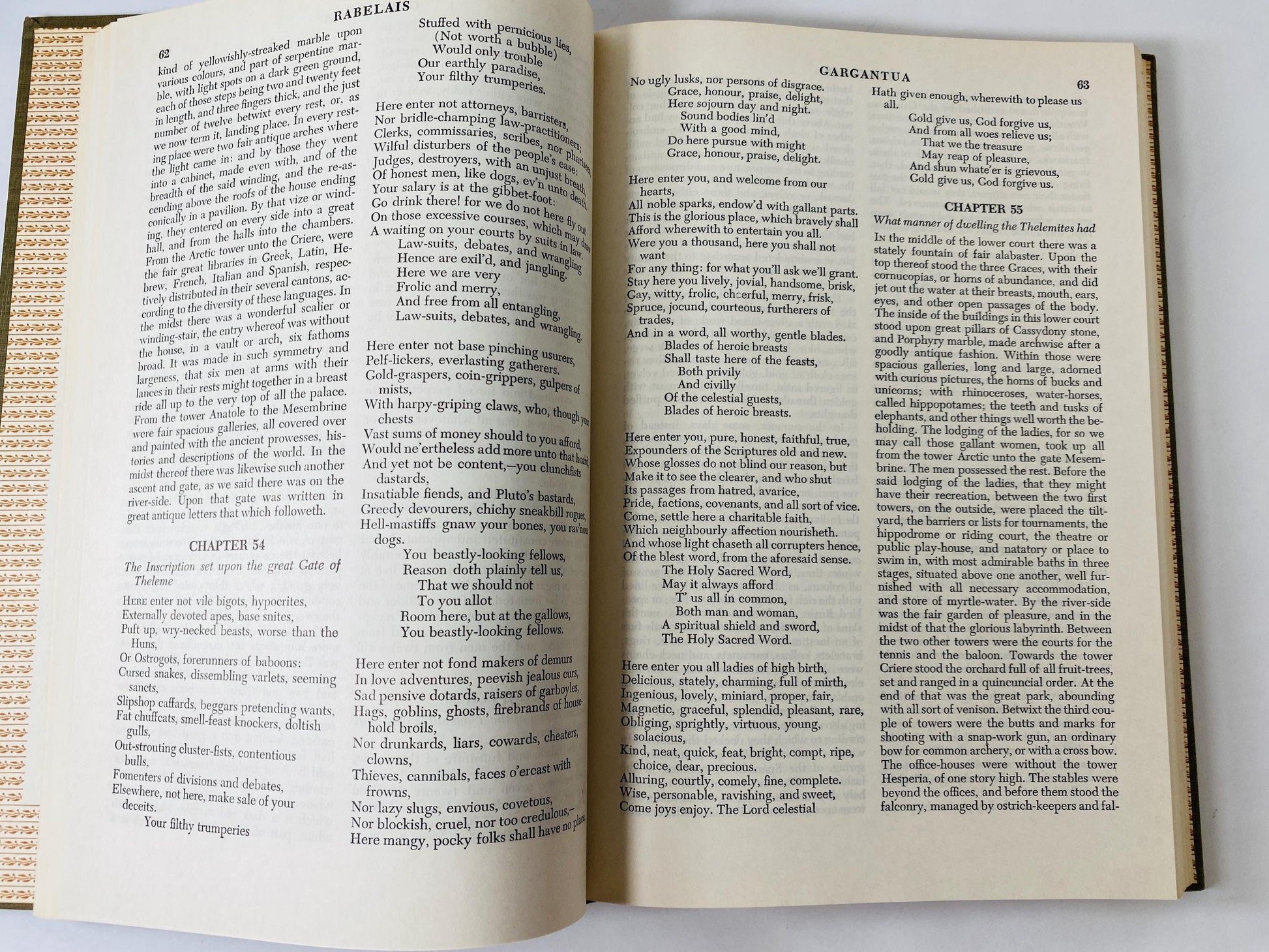 1958 Rabelais Works vintage Britannica Great books Gargantua and Pantagruel