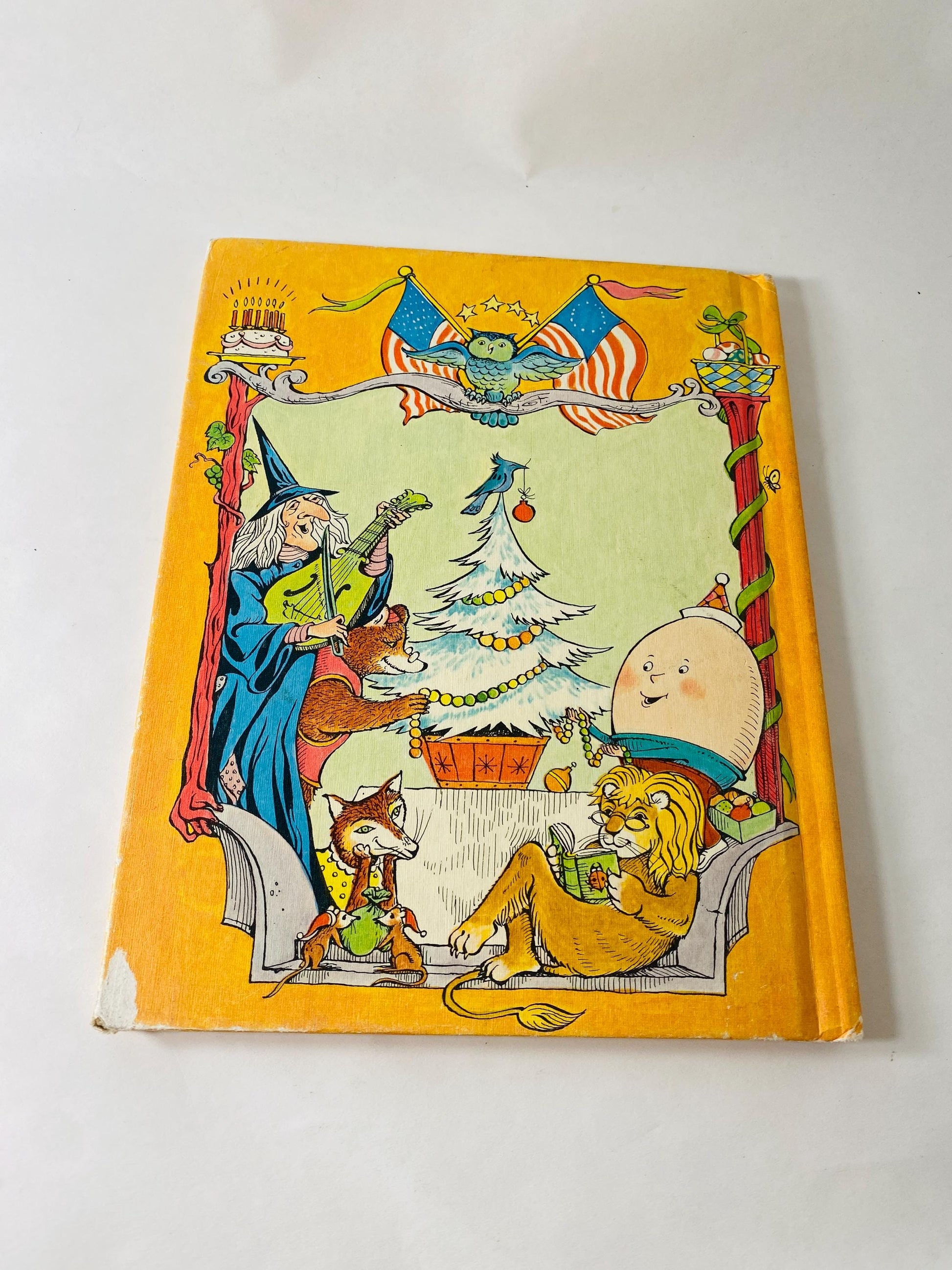 Humpty Dumpty's Holiday Stories vintage children's book illustrated by Kelly Oechsli circa 1973 Easter Groundhog Spring New Year Halloween