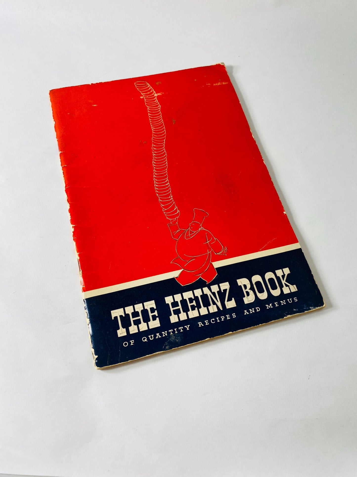 1937 Heinz Book of Quantity Recipes and Menus Vintage Advertising Cookbook Restaurant Recipes for 25–50