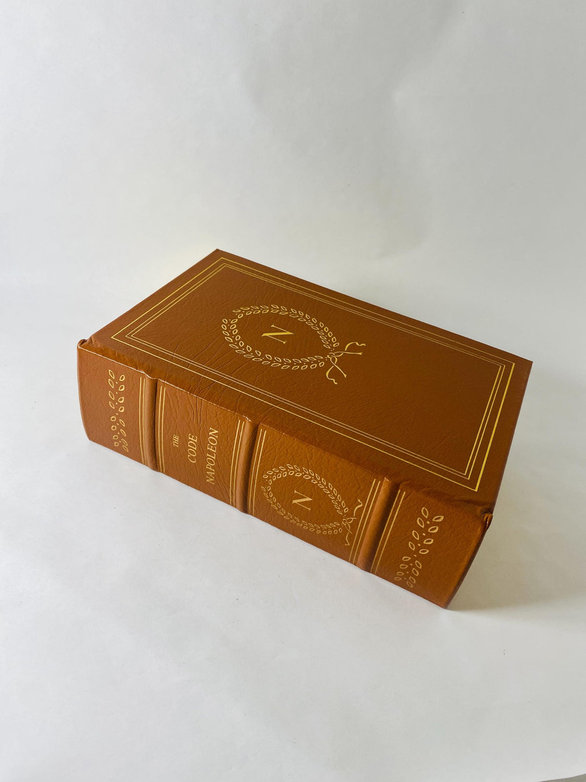Code Napoleon by Bryant Barrett Leather Bound Legal Book with Gilt Pages Vintage Lawyer Gift