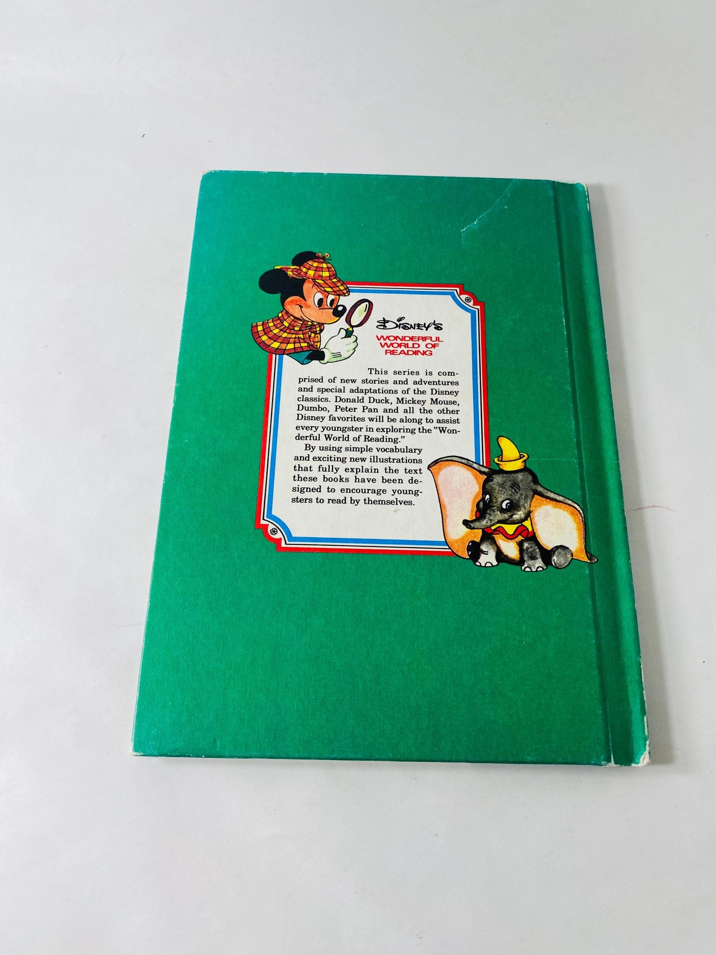Lady and the Tramp Vintage Walt Disney large Wonderful World of Reading book circa 1981
