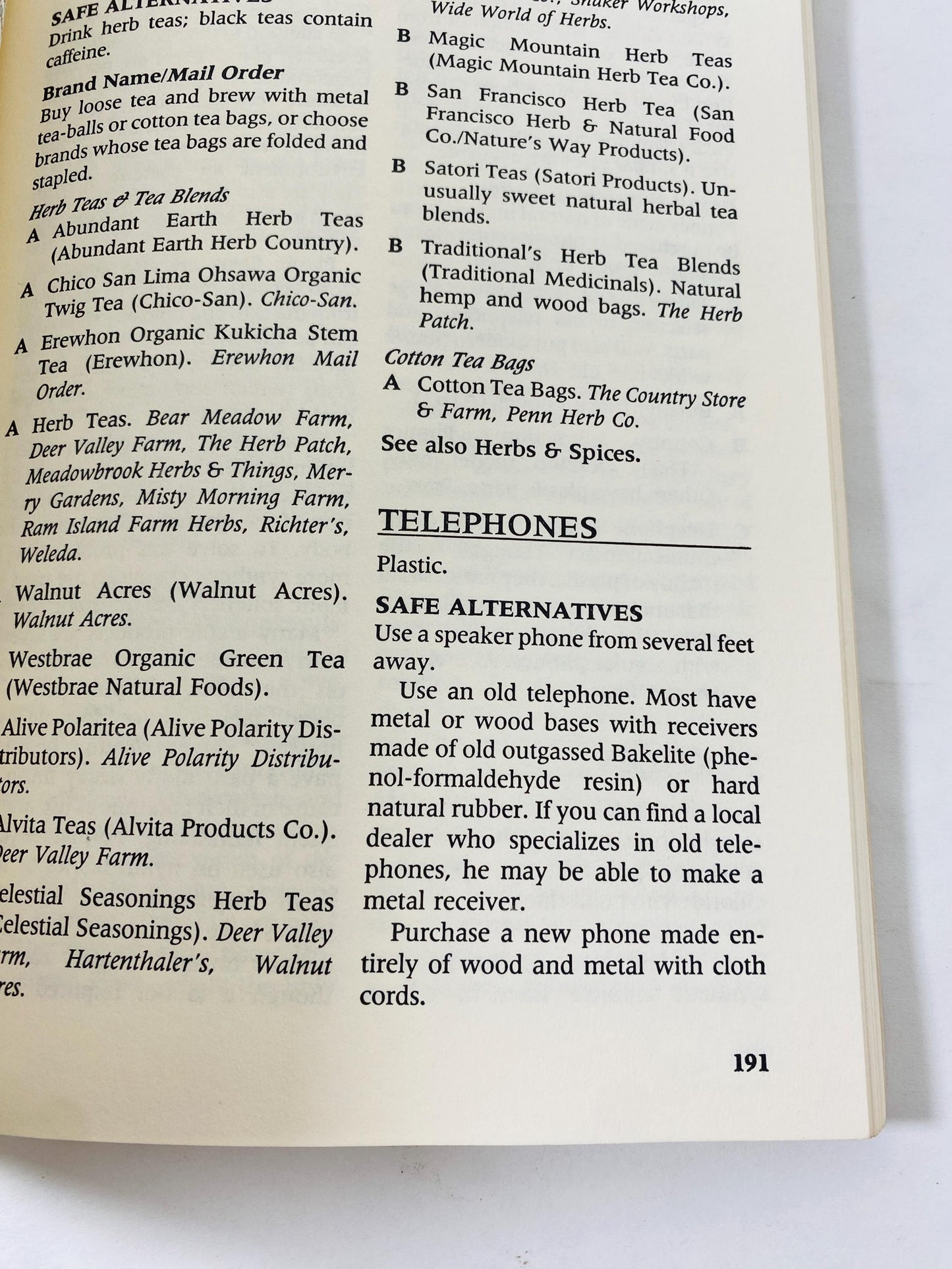 Nontoxic & Natural vintage paperback book by Debrad Dadd about how to avoid dangerous everyday products and make safe ones DIY Homestead
