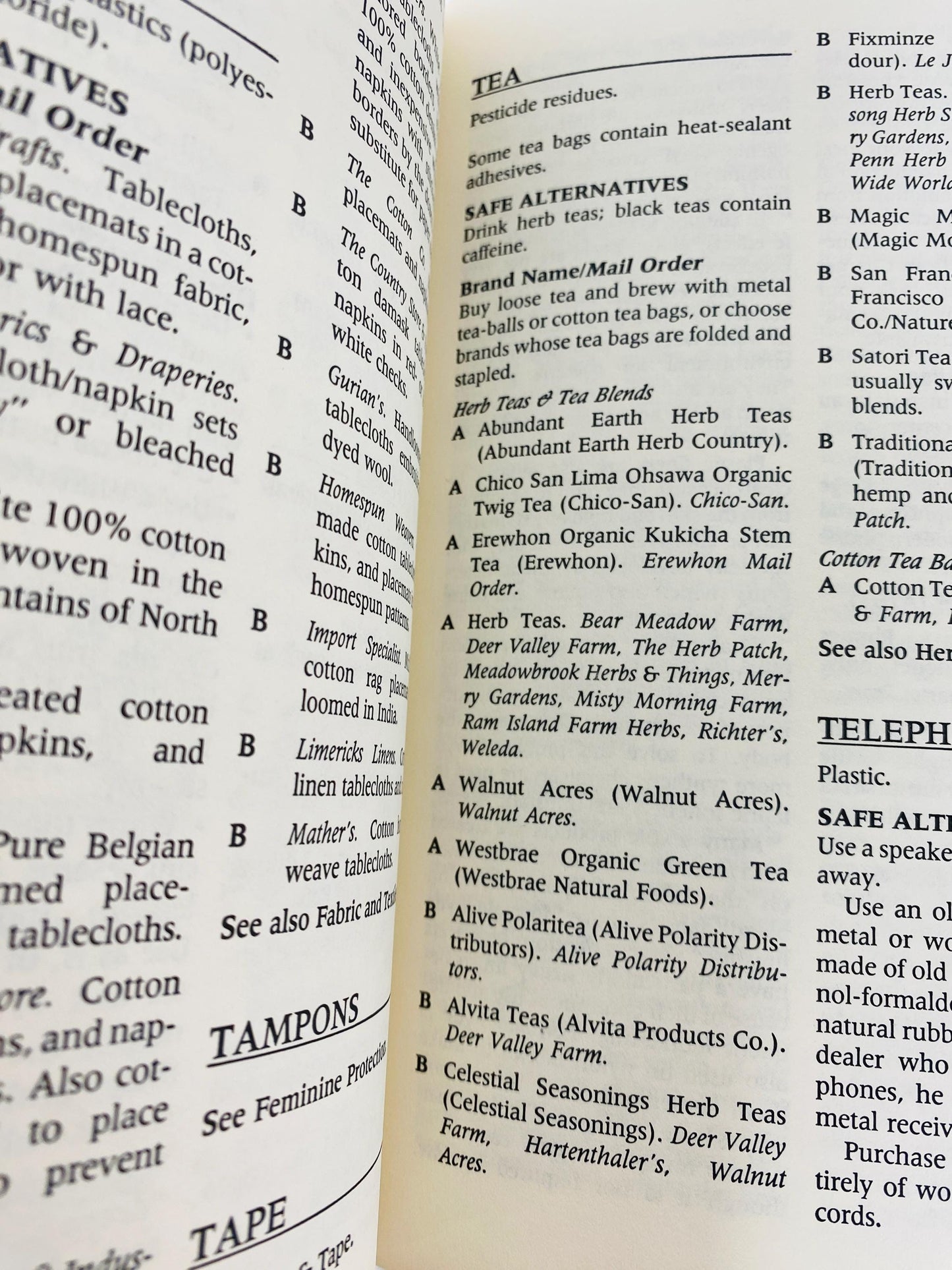 Nontoxic & Natural vintage paperback book by Debrad Dadd about how to avoid dangerous everyday products and make safe ones DIY Homestead