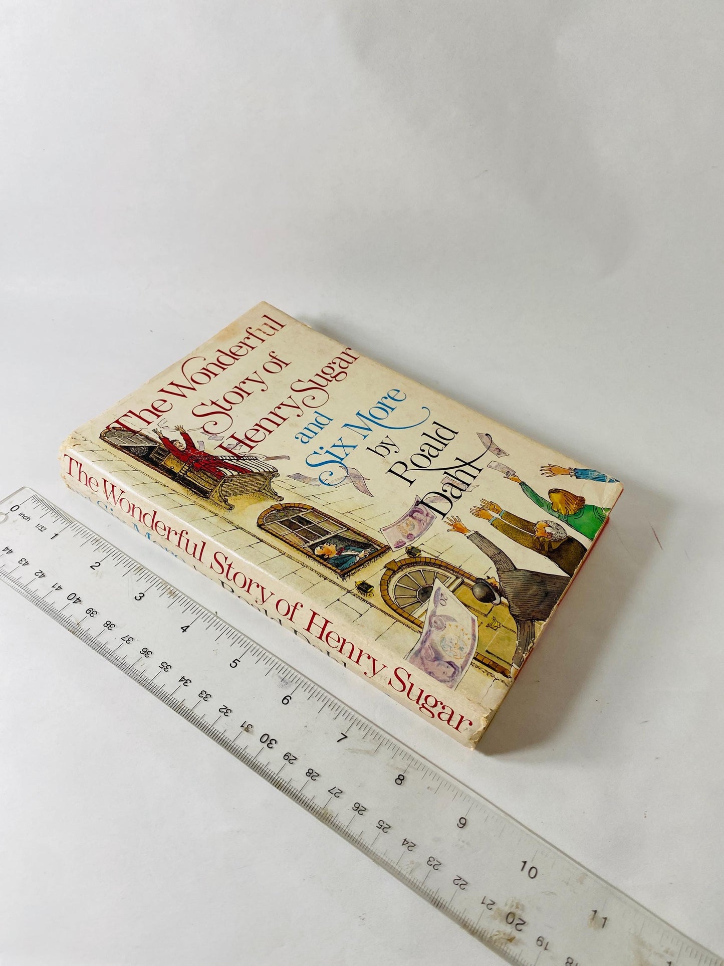 1977 FIRST EDITION vintage book by Roald Dahl Henry Sugar and Six More, First Printing Hardcover with Dust Jacket, Vintage Short Stories