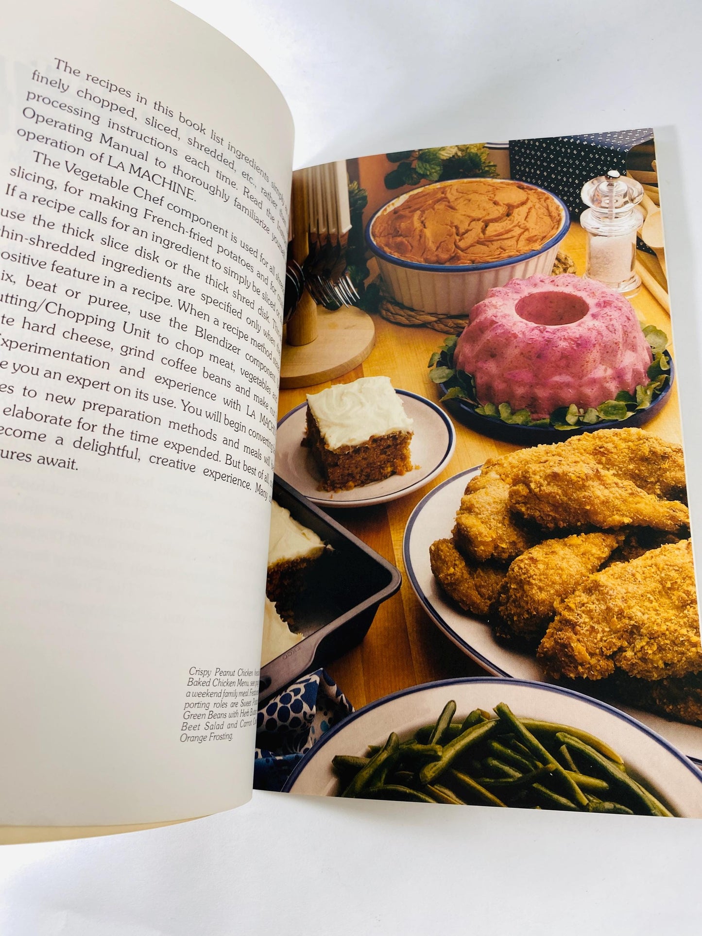 1977 Vive La Machine Moulinex Food Processor Cookbook International Recipes Vintage Appliance Manual