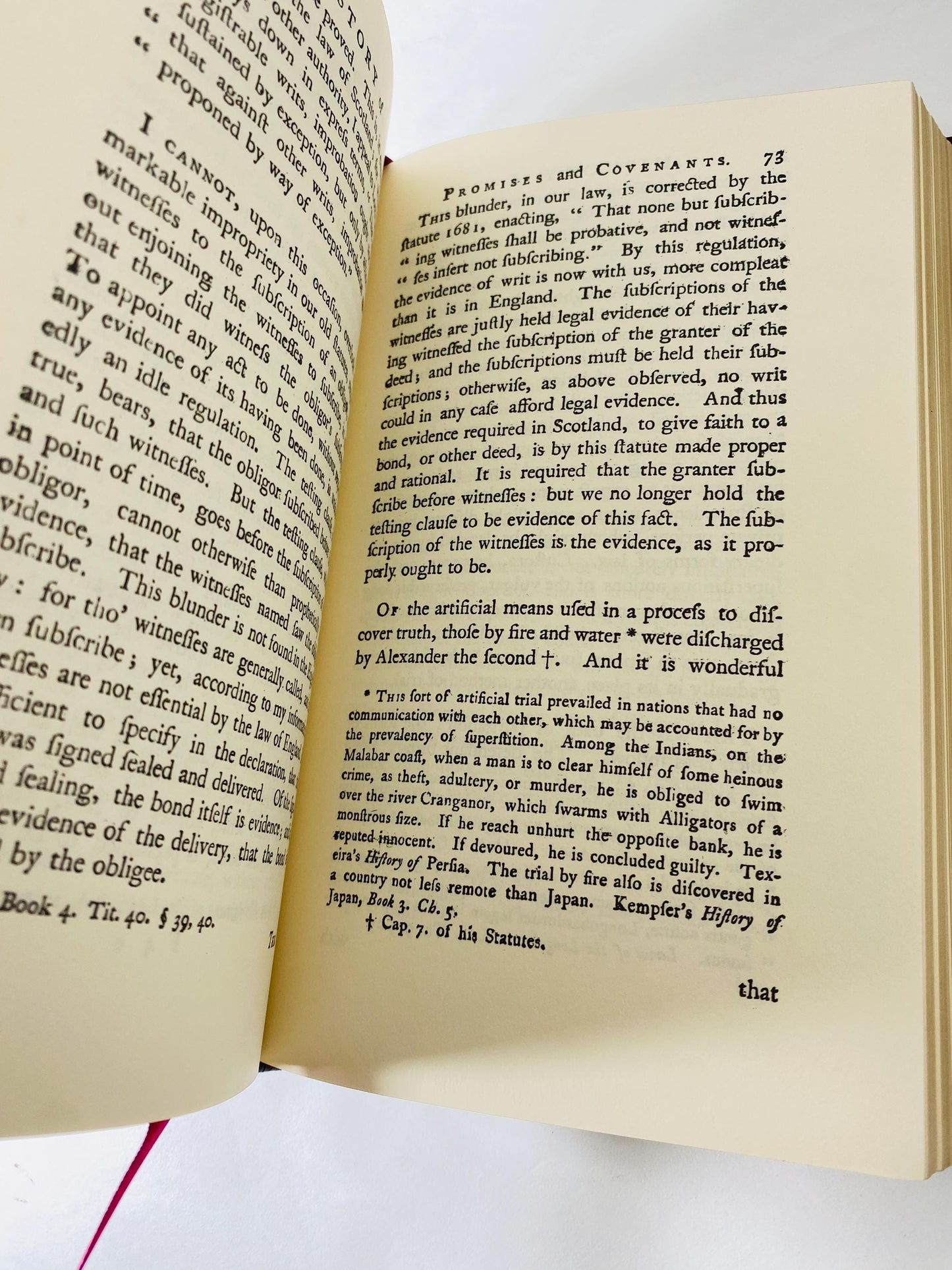 Historical Law-Tracts by Henry Home Lord Kames about property rights, contracts and evidence Vintage Lawyer Gift