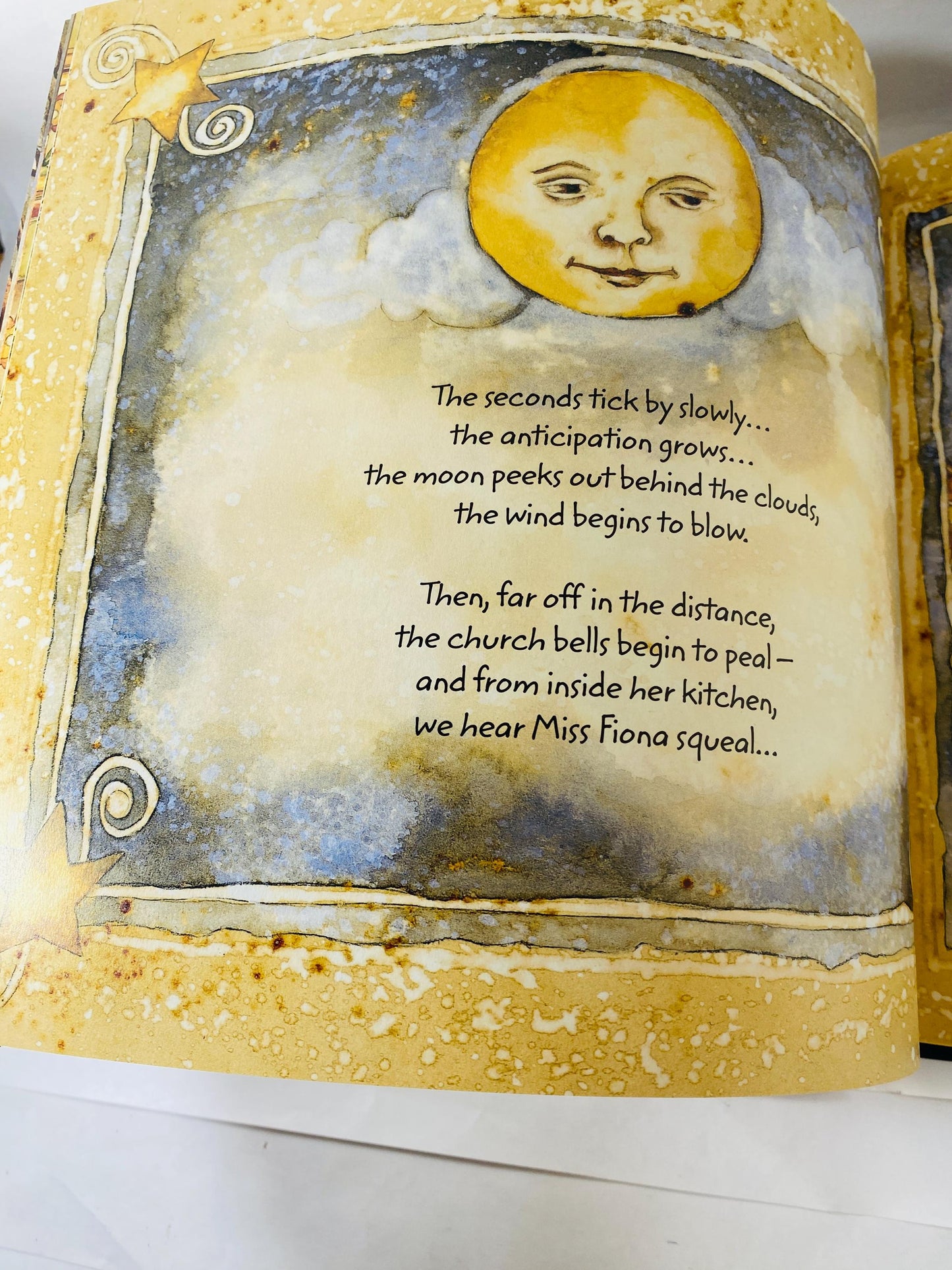 Miss Fiona's Stupendous Pumpkin Pies by Mark Moulton illustrated by Karen Crouch Vintage FIRST PRINTING children's Halloween witch decor.