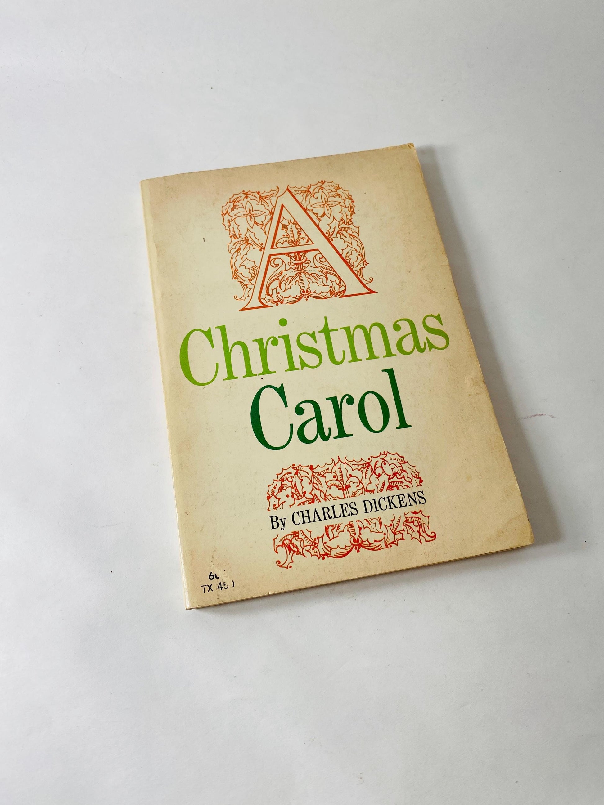 Christmas Carol by Charles Dickens vintage Schoastic paperback book by Charles Dickens circa 1972