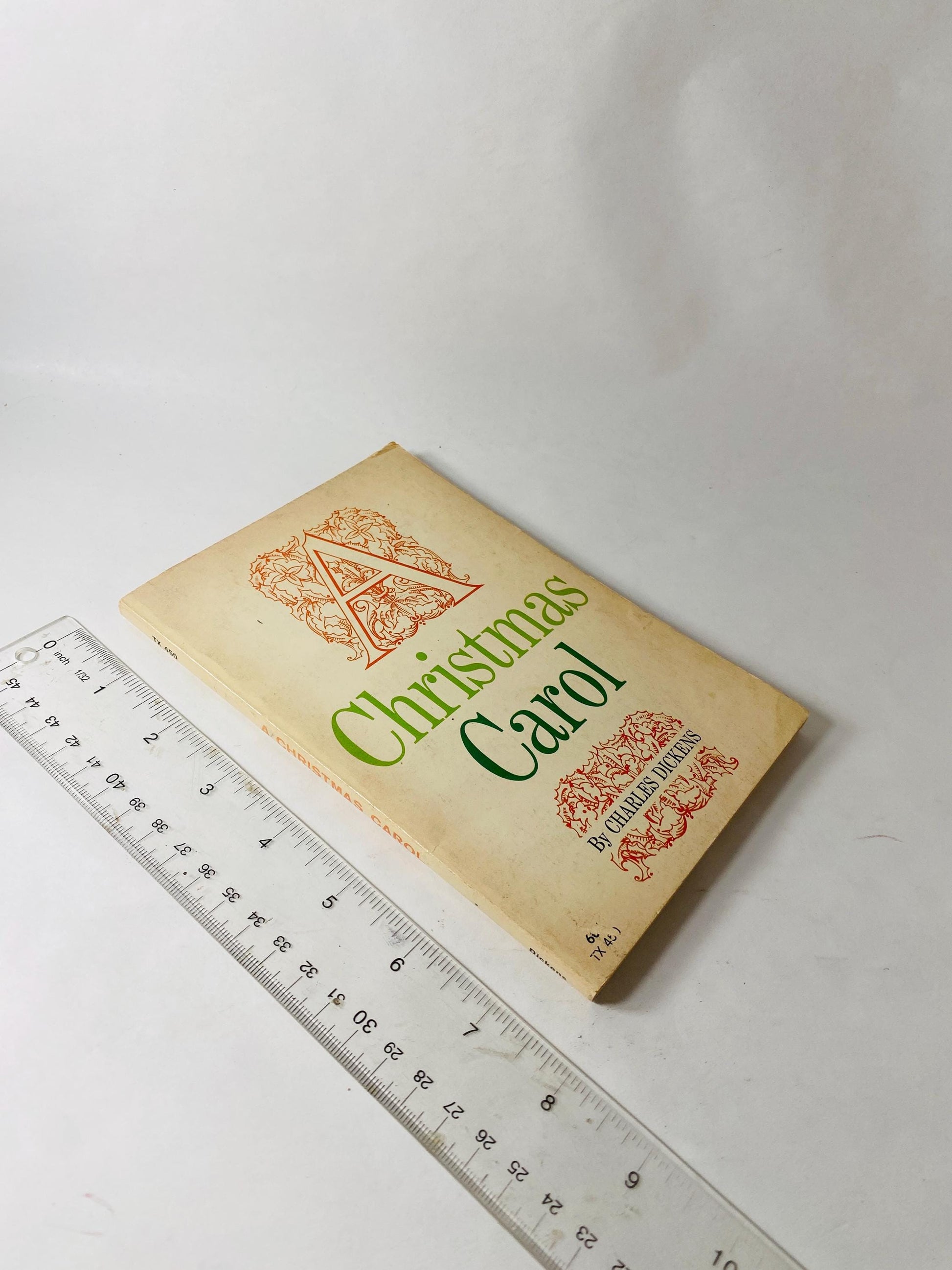 Christmas Carol by Charles Dickens vintage Schoastic paperback book by Charles Dickens circa 1972