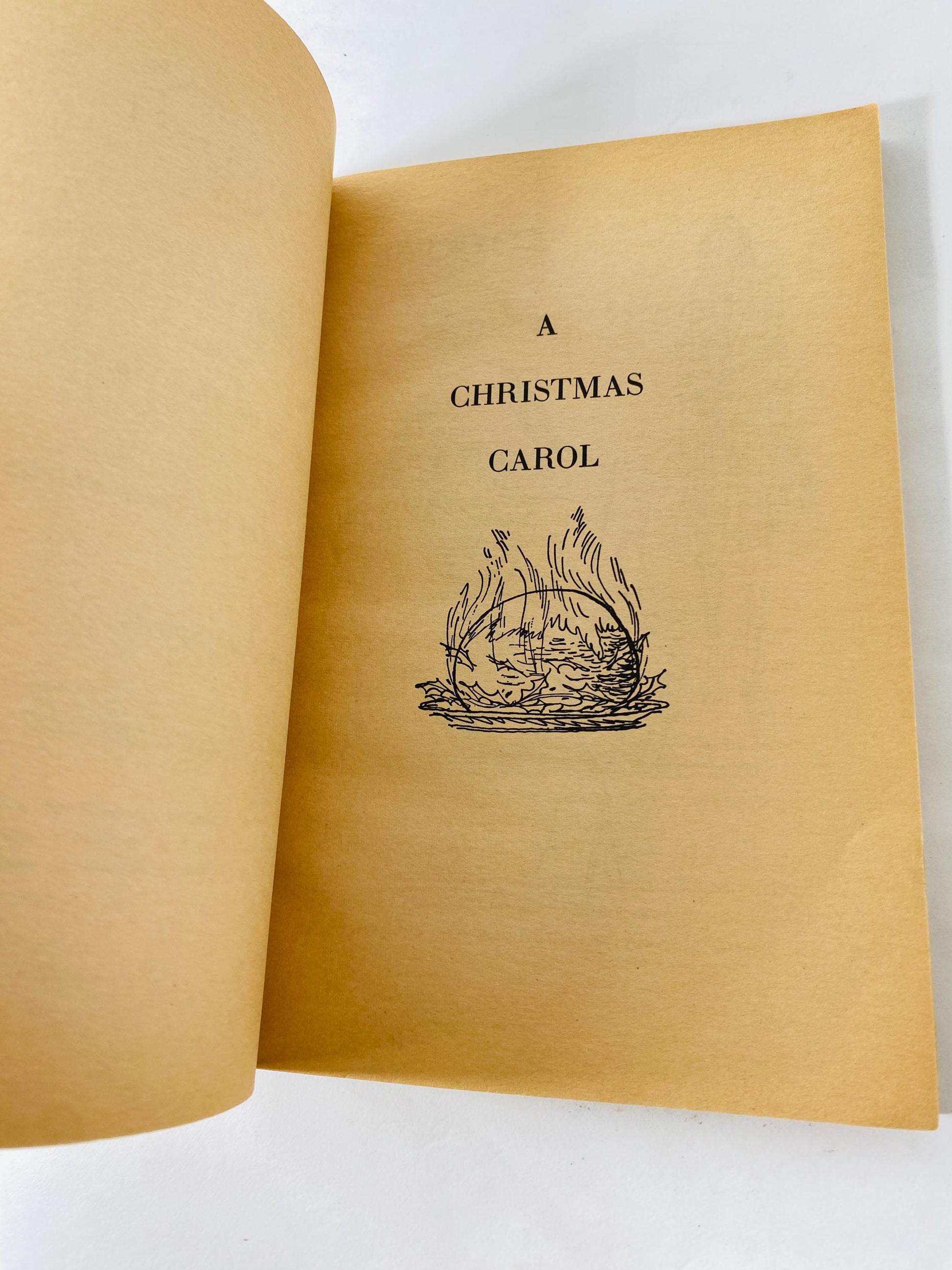 Christmas Carol by Charles Dickens vintage Schoastic paperback book by Charles Dickens circa 1972