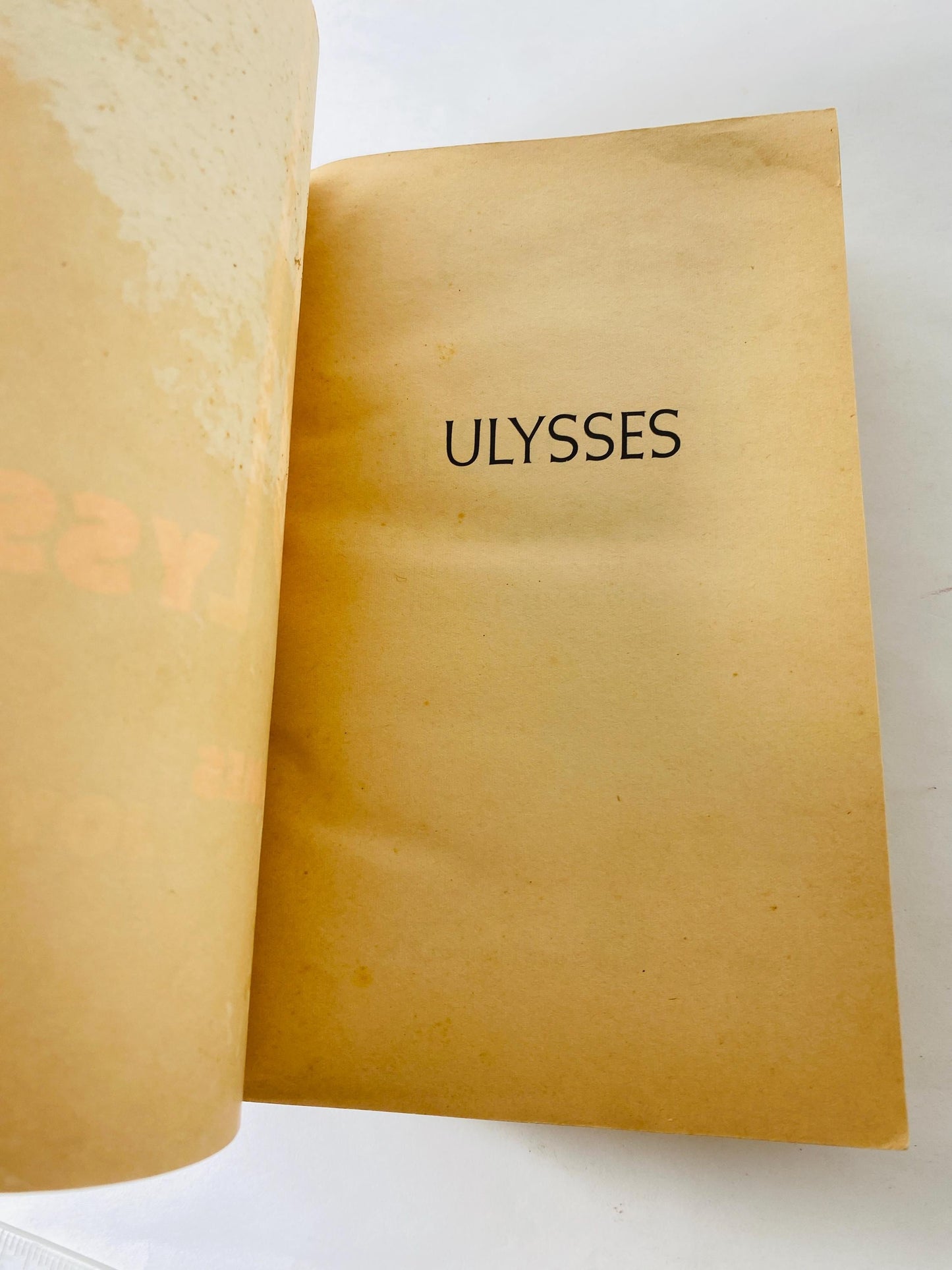 1961 Ulysses by James Joyce Vintage paperback book Pulitzer Prize. Home office bookshelf decor