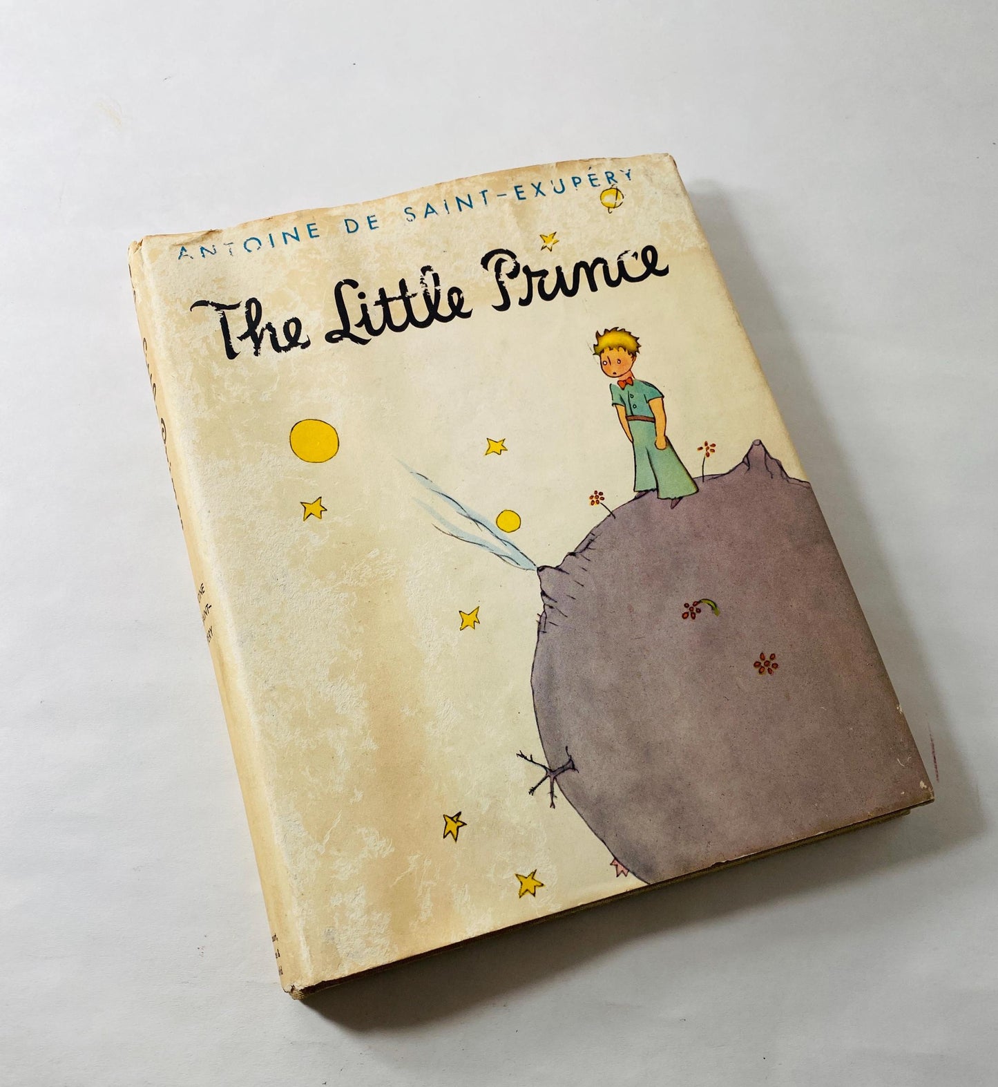 The Little Prince EARLY PRINTING vintage book circa 1943 by Antoine De Saint-Exupery Children's Harcourt Brace World