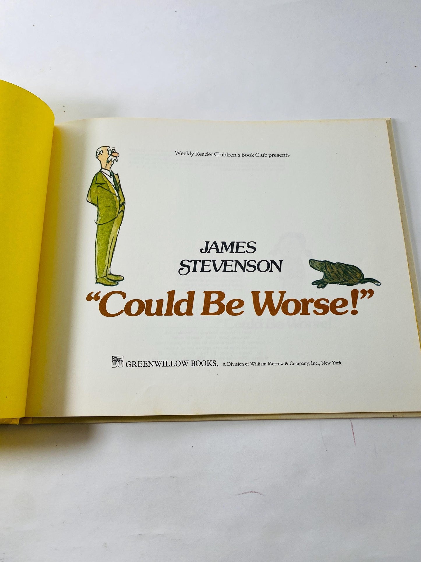 Could be Worse by James Stevenson vintage Weekly Reader kids book story circa 1976