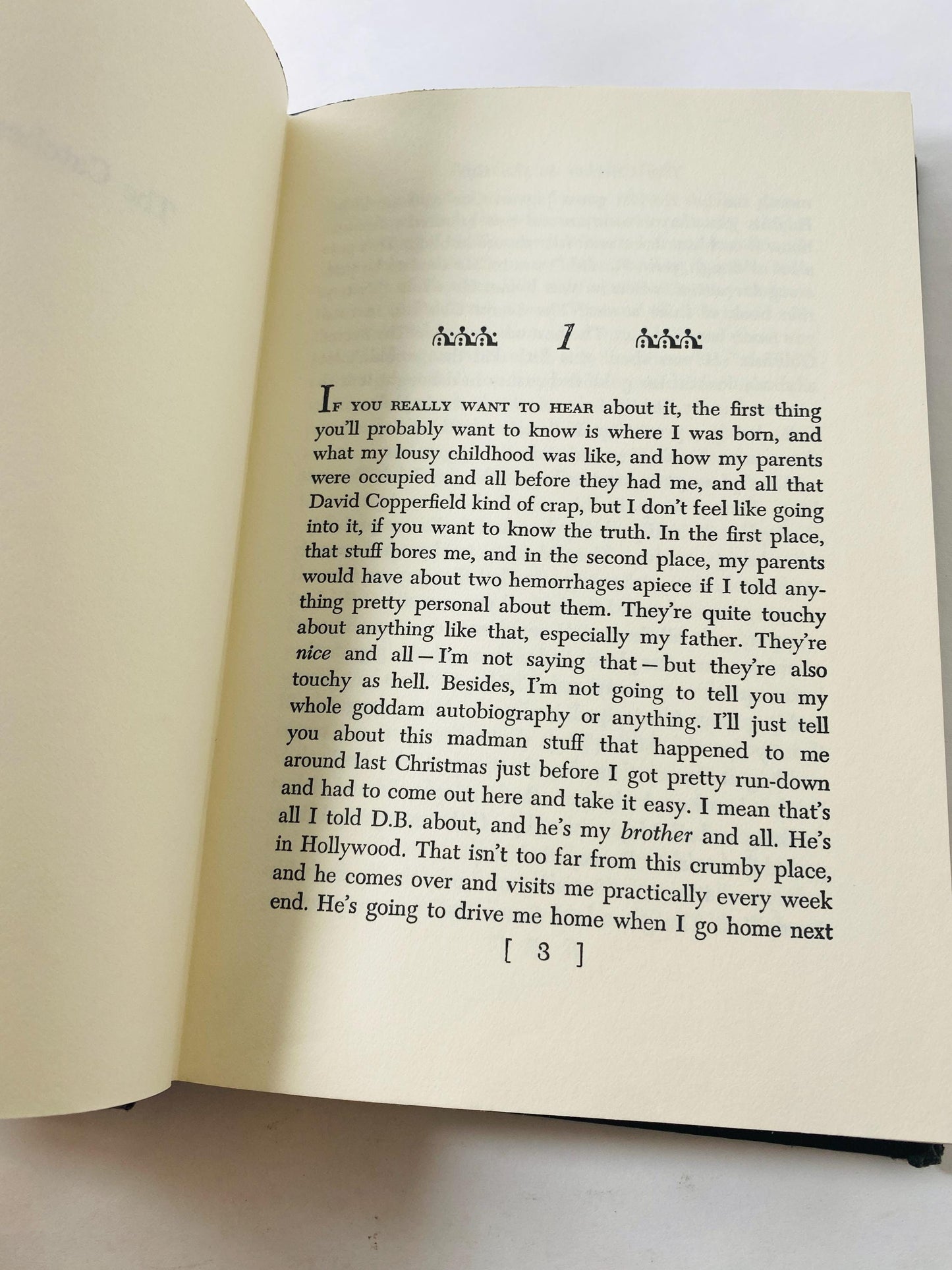 Catcher in the Rye EARLY PRINTING by JD Salinger vintage book circa 1951 Teenage angst & alienation Holden Caulfield gift
