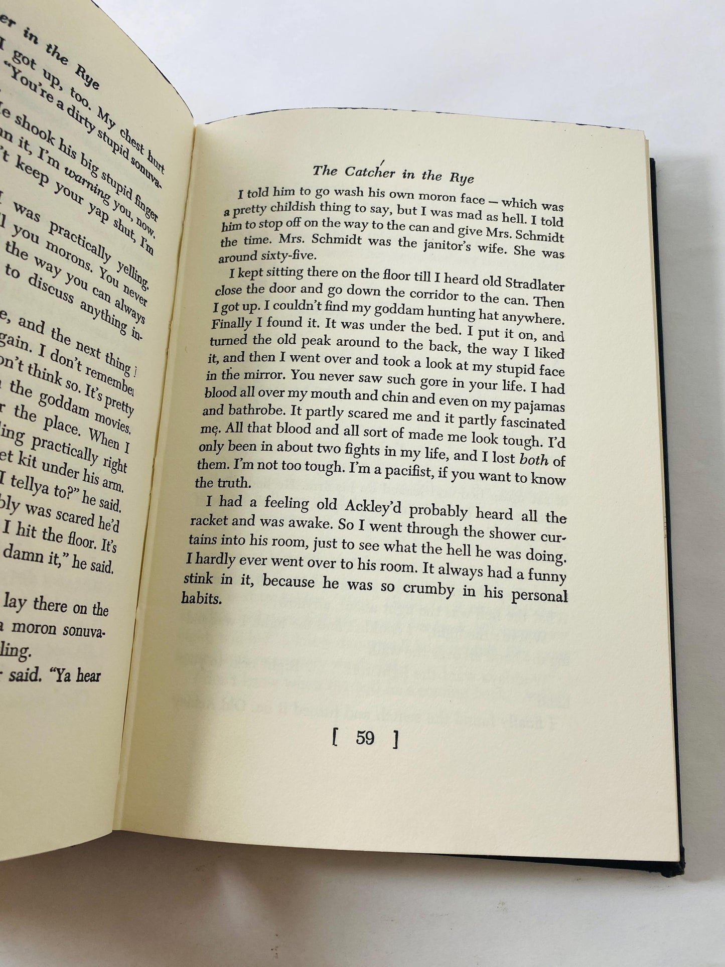 Catcher in the Rye EARLY PRINTING by JD Salinger vintage book circa 1951 Teenage angst & alienation Holden Caulfield gift