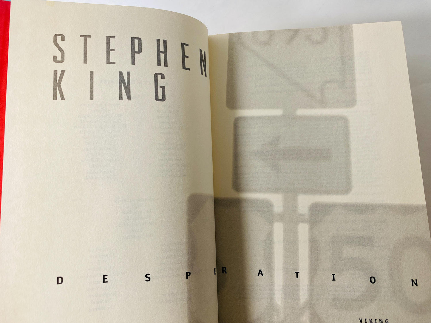 Desperation vintage FIRST EDITION book by Stephen King circa 1996 Horror & Literary Fiction collectible gift