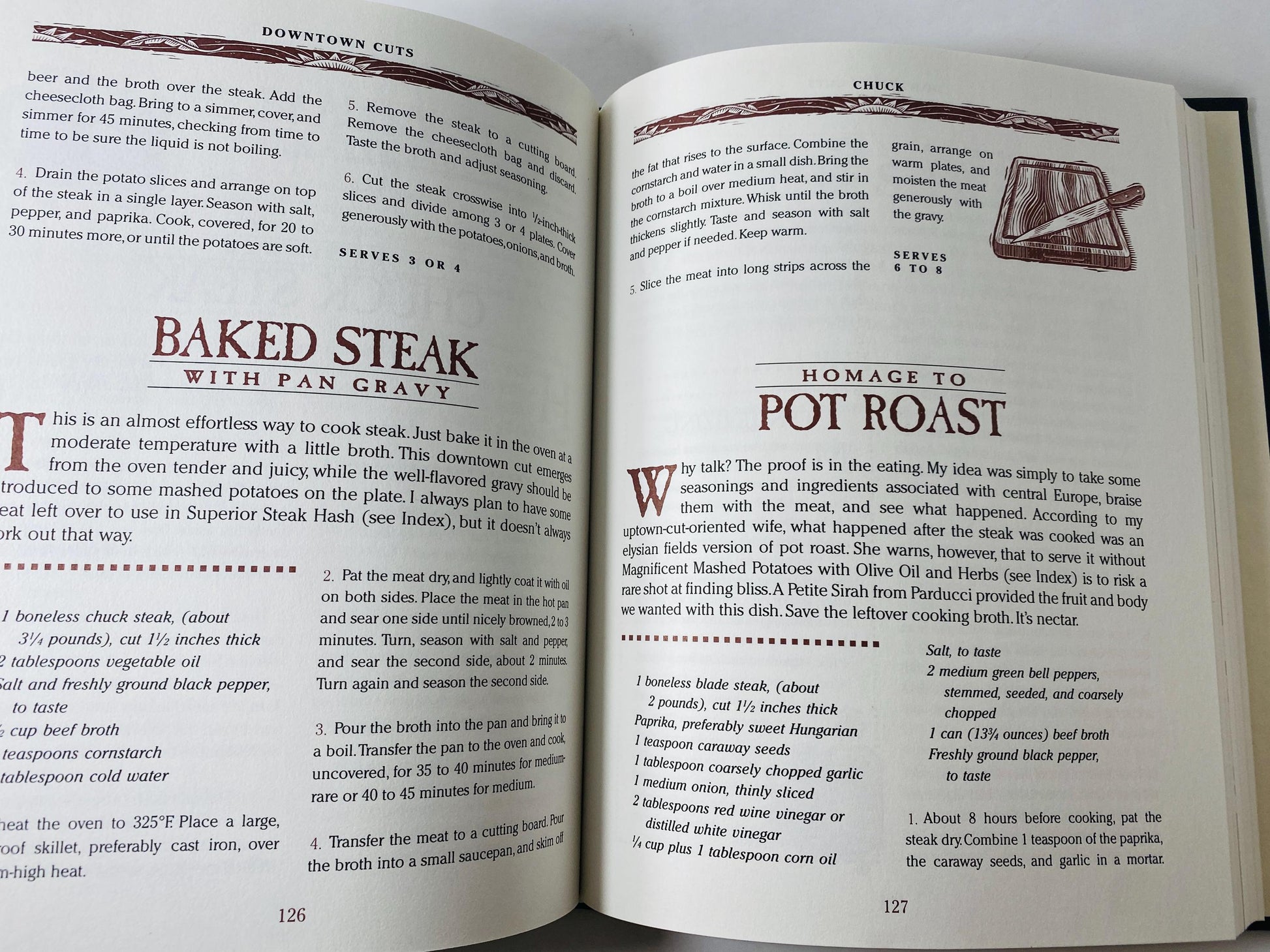 The Steak Lovers CookBook vintage cookbook by William Rice circa 1997 Carnivore meat gift Keto
