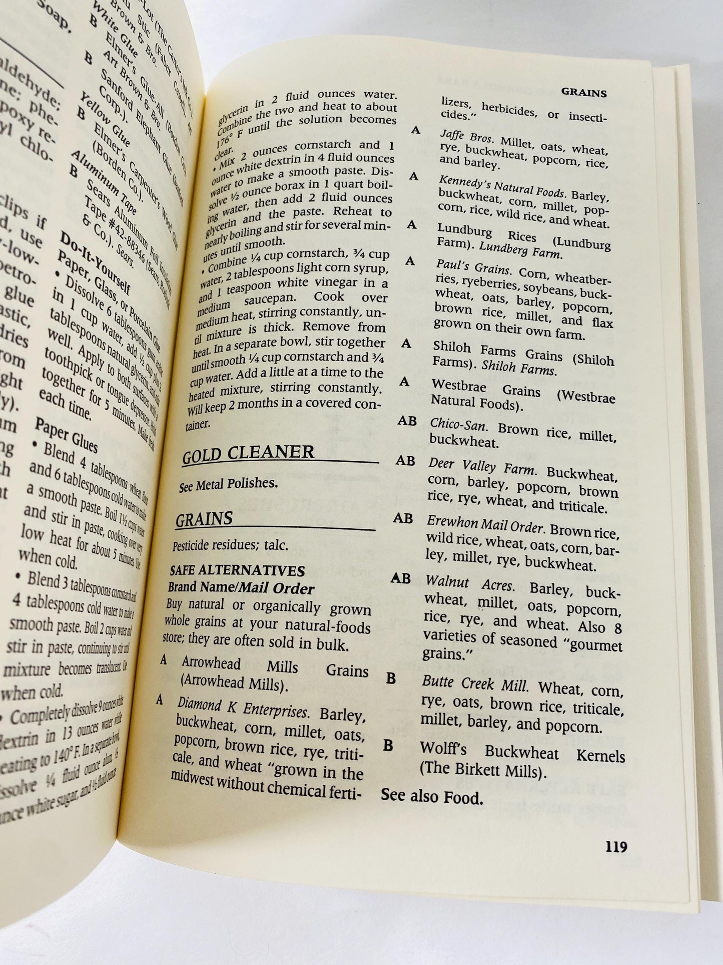 Nontoxic & Natural vintage paperback book by Debrad Dadd about how to avoid dangerous everyday products and make safe ones DIY Homestead