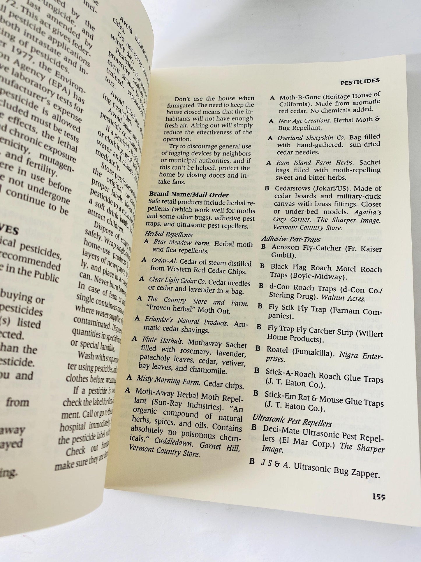 Nontoxic & Natural vintage paperback book by Debrad Dadd about how to avoid dangerous everyday products and make safe ones DIY Homestead