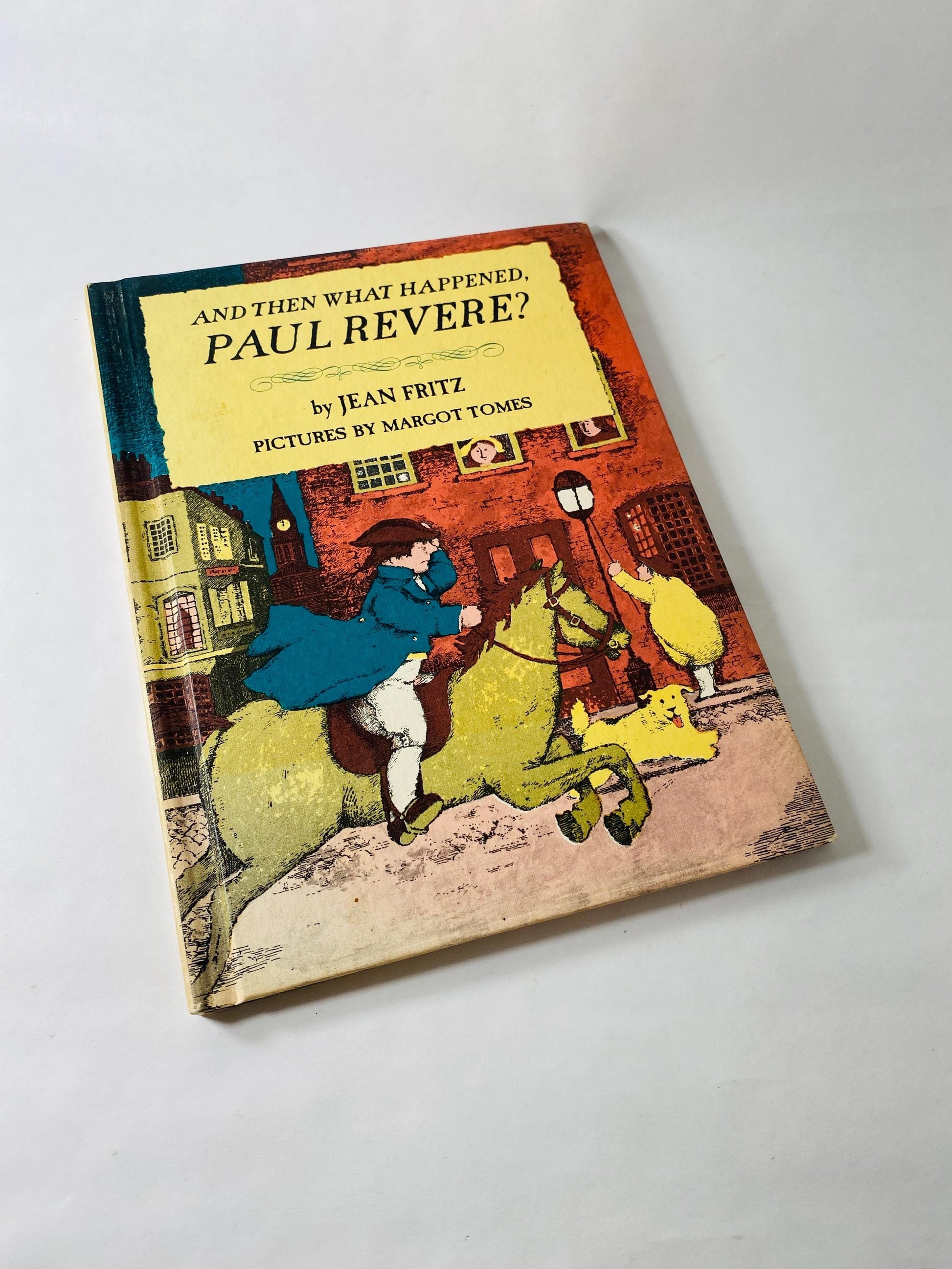 Vintage I Can Read Book, And Then What Happened Paul Revere? Jean Fritz, 1960s Weekly Reader I Can Read America USA