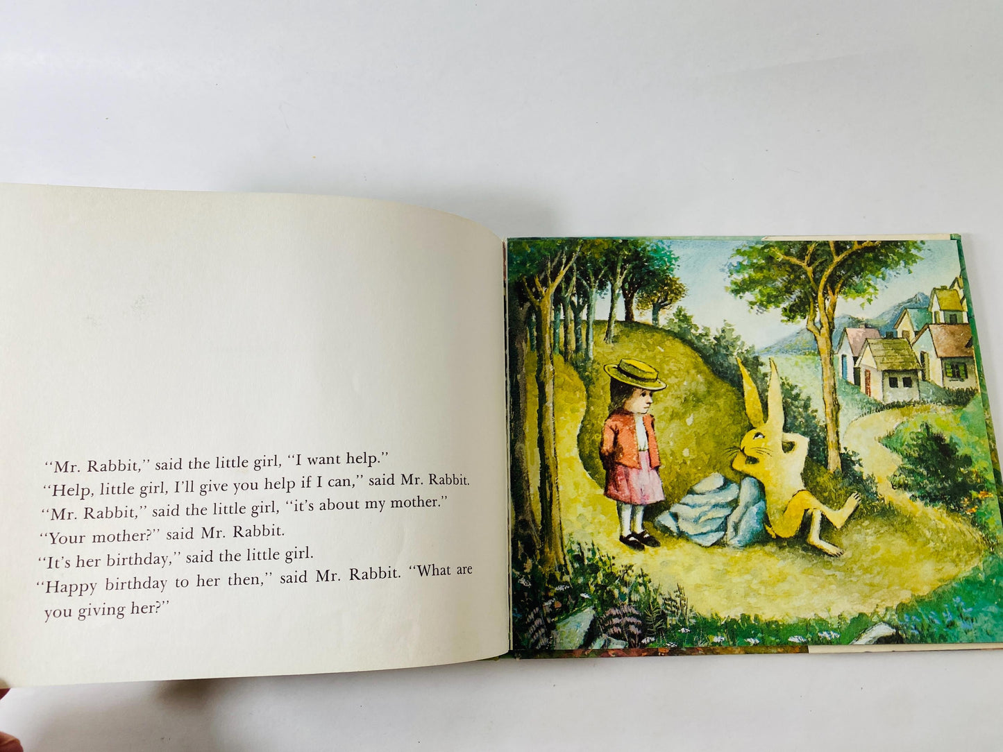 Maurice Sendak FIRST EDITION vintage book Mr. Rabbit and the Lovely Present published prior to Where the Wild Things Are