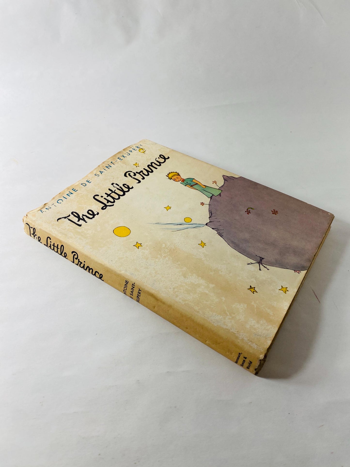 The Little Prince EARLY PRINTING vintage book circa 1943 by Antoine De Saint-Exupery Children's Harcourt Brace World