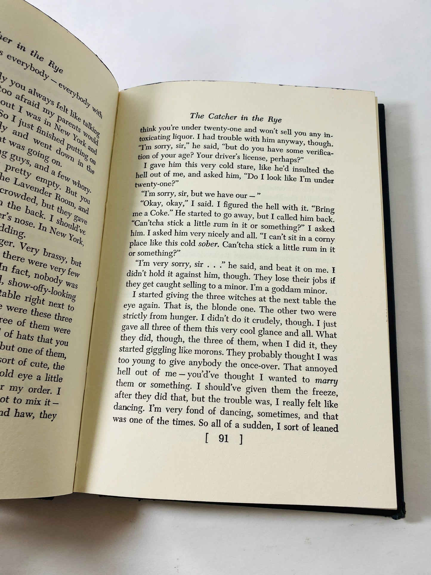 Catcher in the Rye EARLY PRINTING by JD Salinger vintage book circa 1951 Teenage angst & alienation Holden Caulfield gift