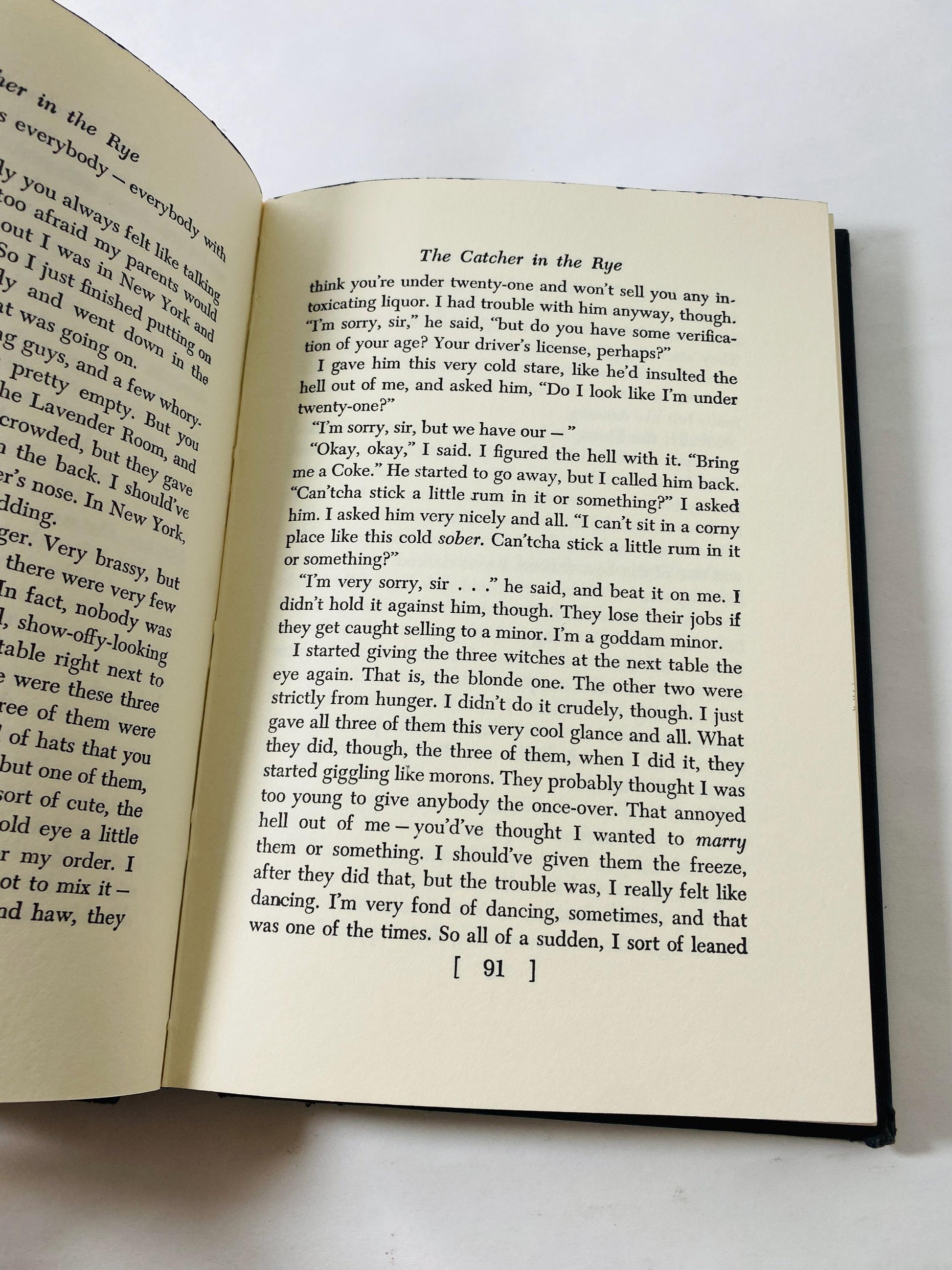 Catcher in the Rye EARLY PRINTING by JD Salinger vintage book circa 1951 Teenage angst & alienation Holden Caulfield gift