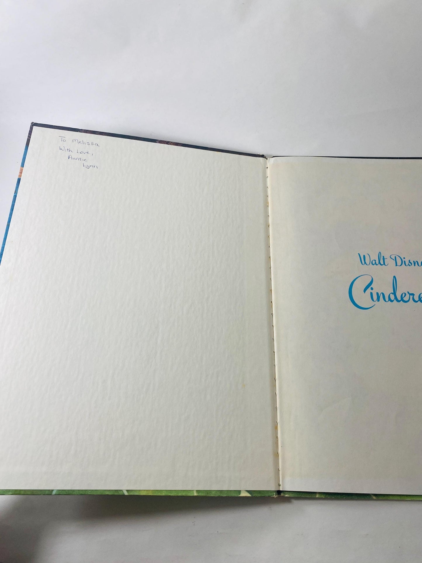 Walt Disney Cinderella LARGE vintage children's book circa 1981 GORGEOUS illustrations Christmas princess gift