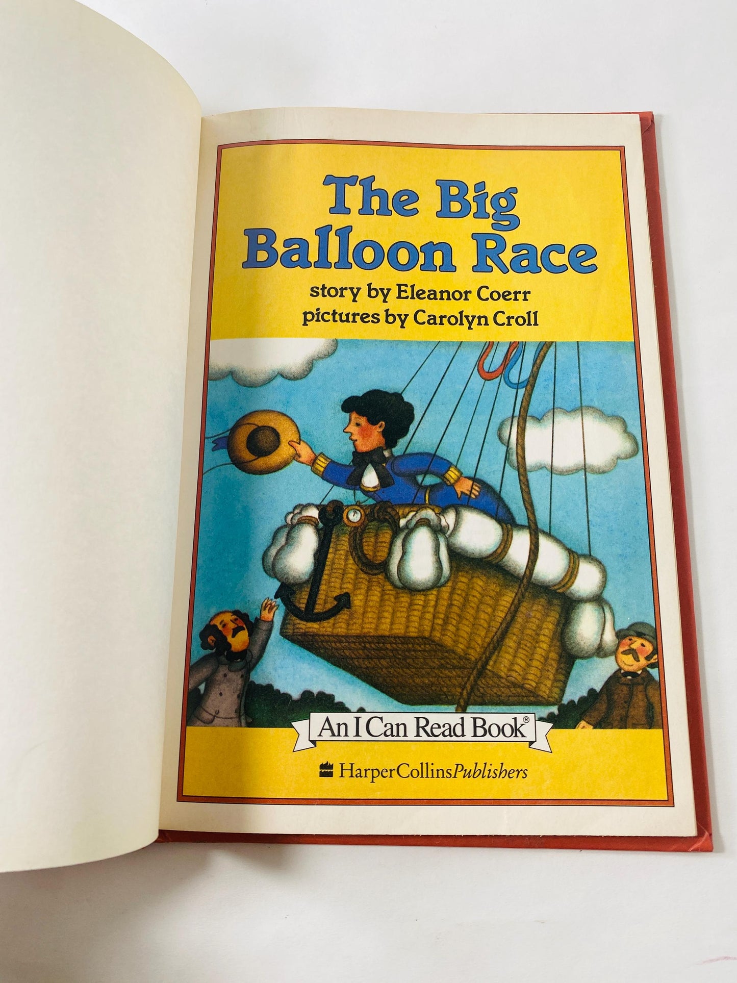 The Big Balloon Race vintage 1975 Reading Rainbow I Can Read book by Eleanor Coerr