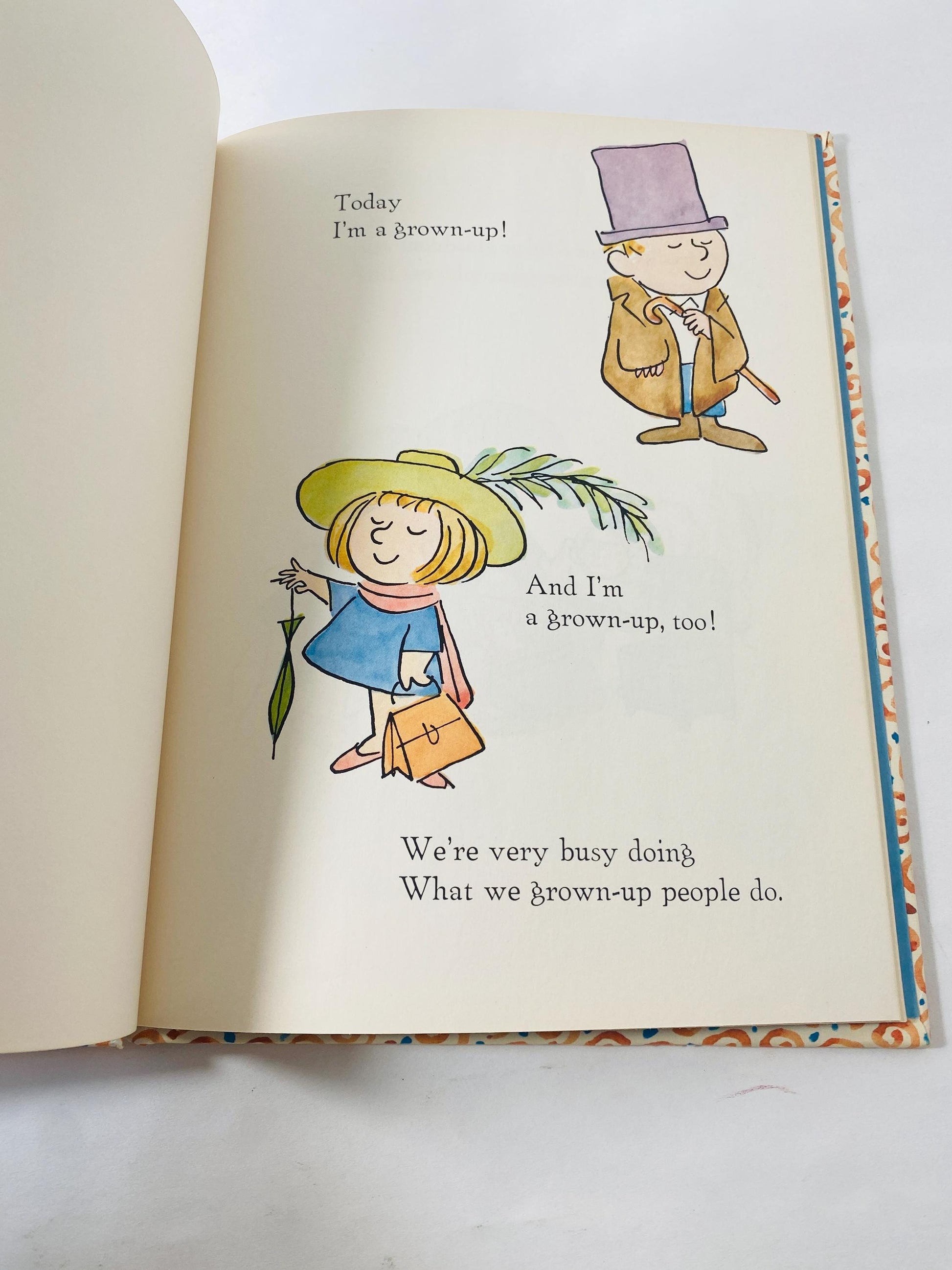 Grown Up Day by Jack Kent vintage Weekly Reader kids book story circa 1969