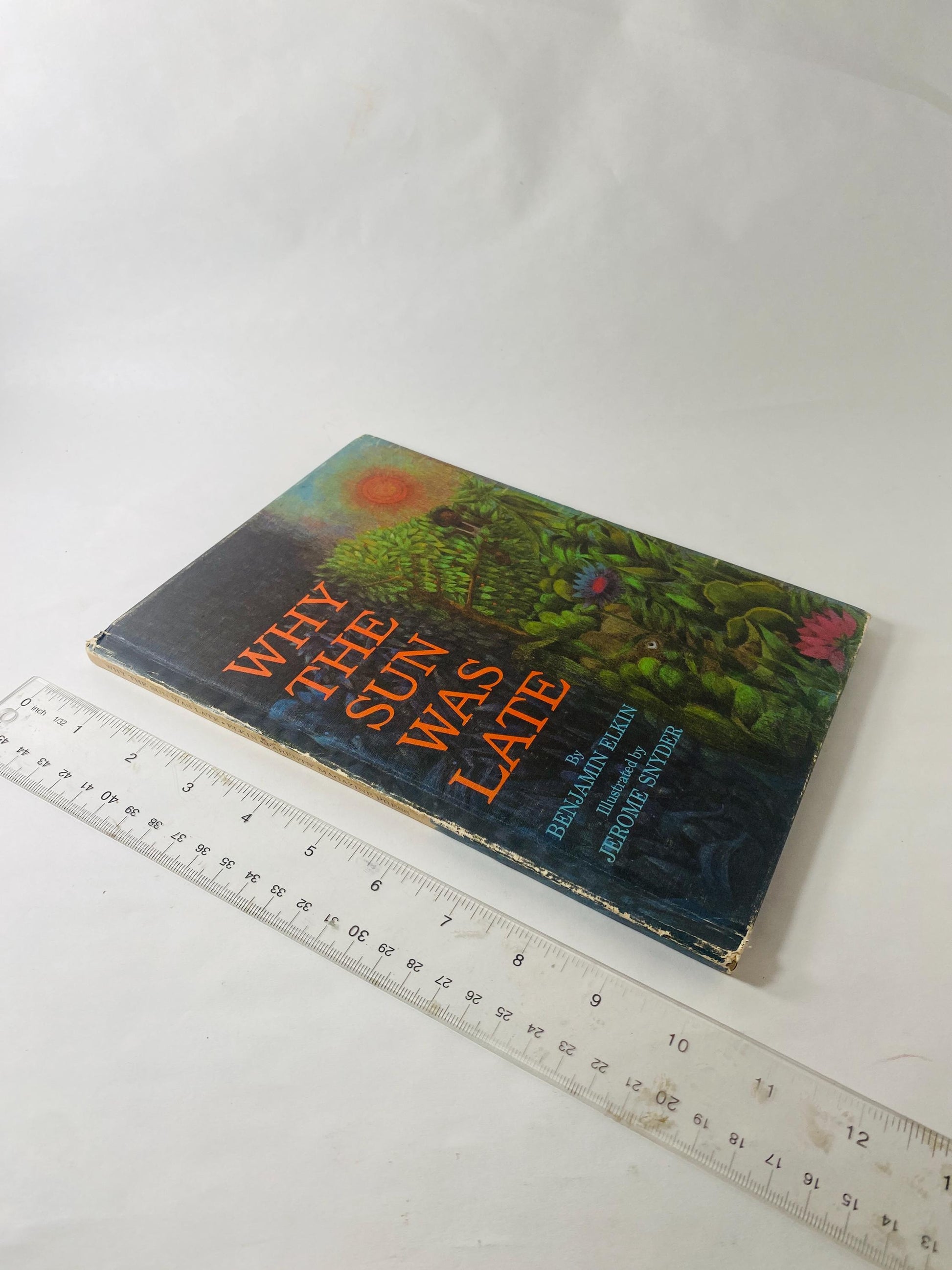 Why the Sun was Late vintage Weekly Reader kids book story circa 1966 by Benjamin Elkin