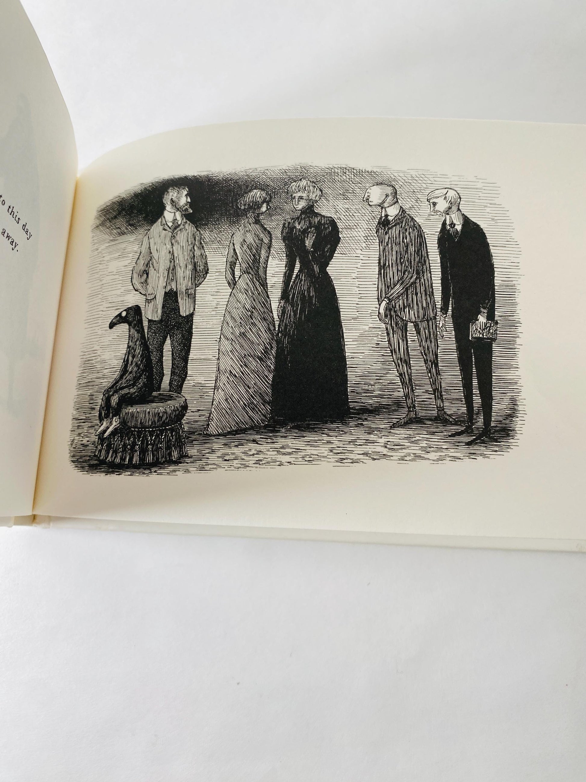 1985 The Doubtful Guest by Ogdred Weary aka Edward Gorey Vintage book Peter Weed Books.