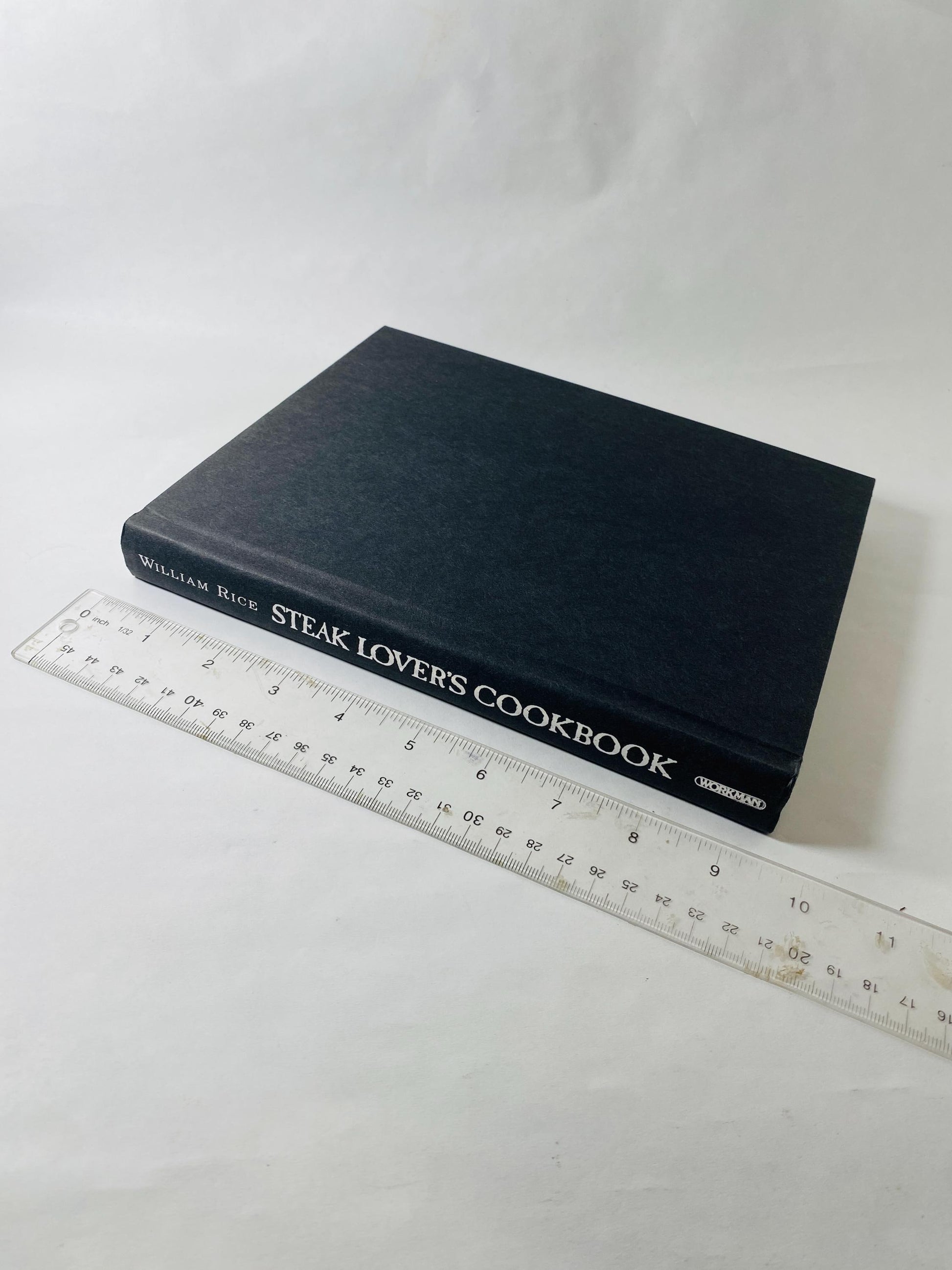 The Steak Lovers CookBook vintage cookbook by William Rice circa 1997 Carnivore meat gift Keto