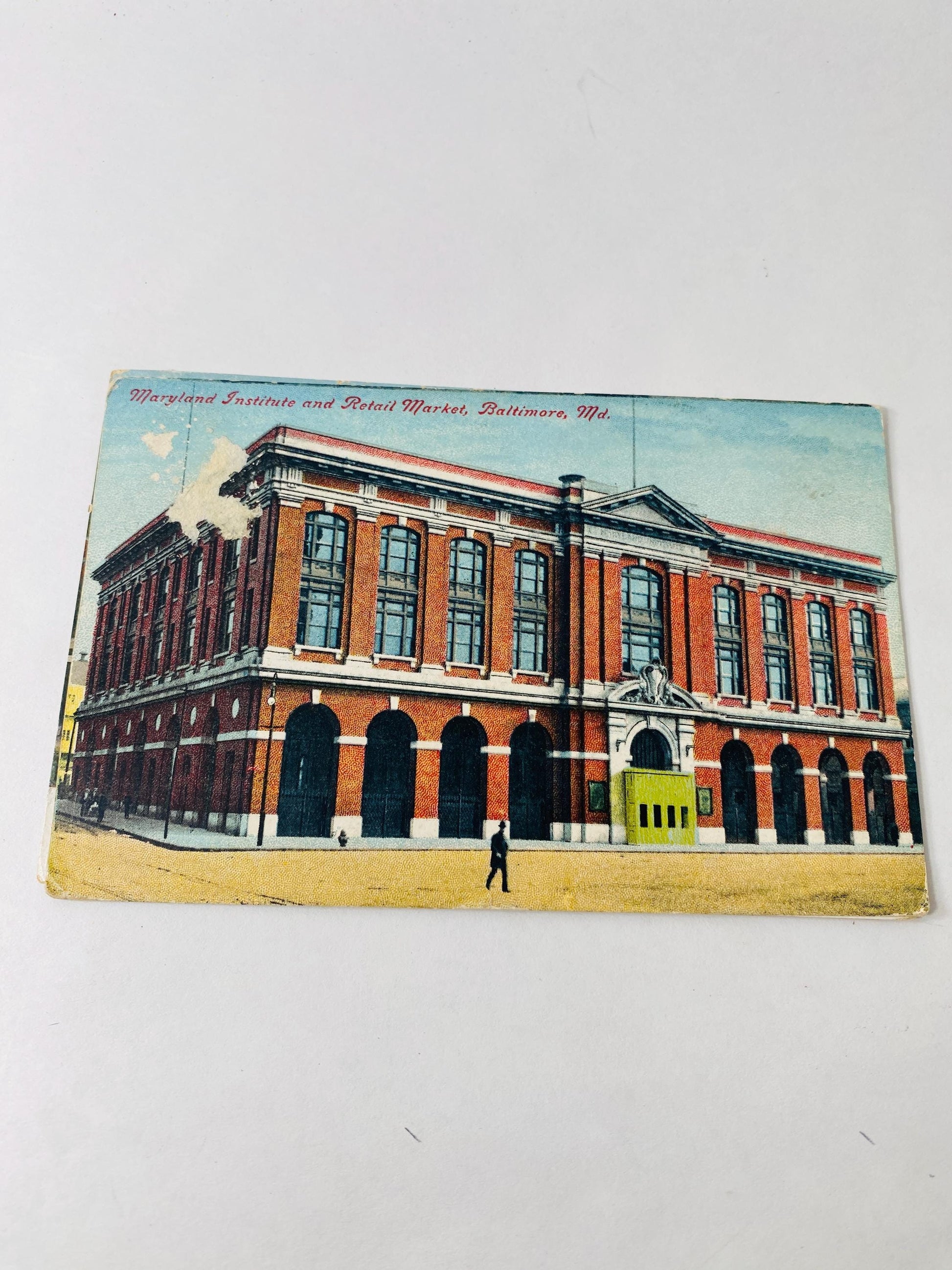Lot 4 Antique Pennsylvania Maryland Postcards 1920s Baltimore Cumberland Pittsburgh Reading PA Vintage Carnegie Library in Schenley Park