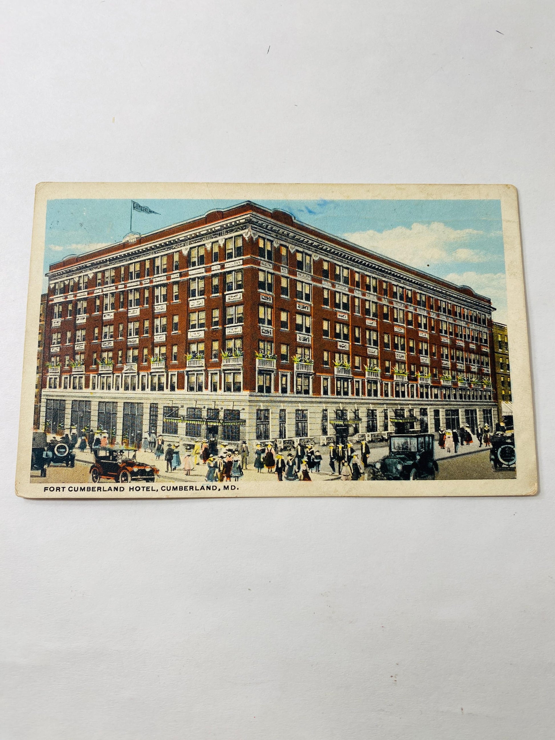 Lot 4 Antique Pennsylvania Maryland Postcards 1920s Baltimore Cumberland Pittsburgh Reading PA Vintage Carnegie Library in Schenley Park