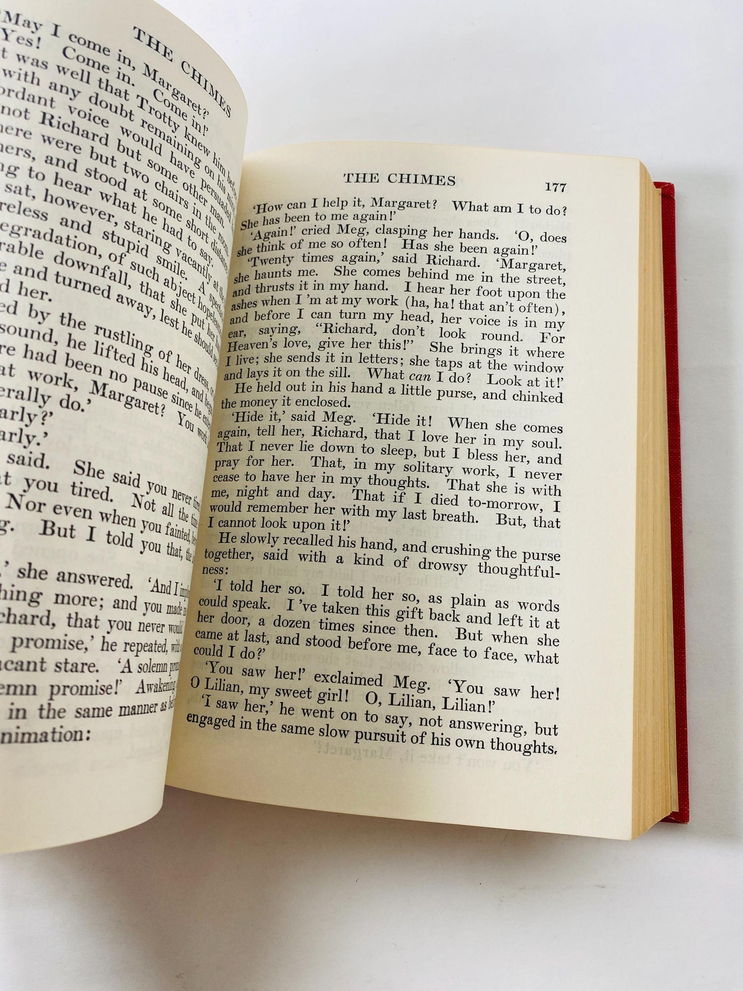 Christmas Carol Christmas Stories by Charles Dickens in one volume! Beautiful red book decor