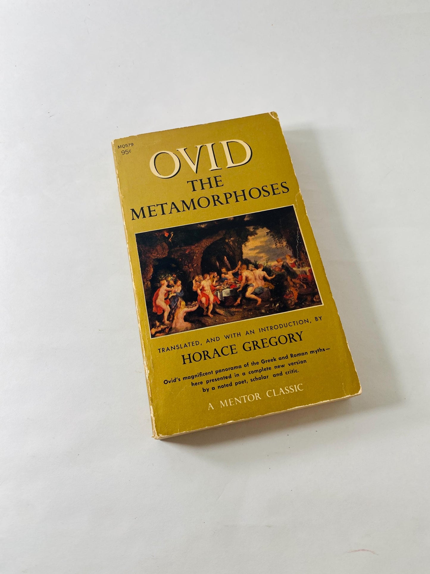 Ovid Metamorphoses vintage paperback book circa 1964 classic Roman epic psychology Greek Psychoanalysis mythology