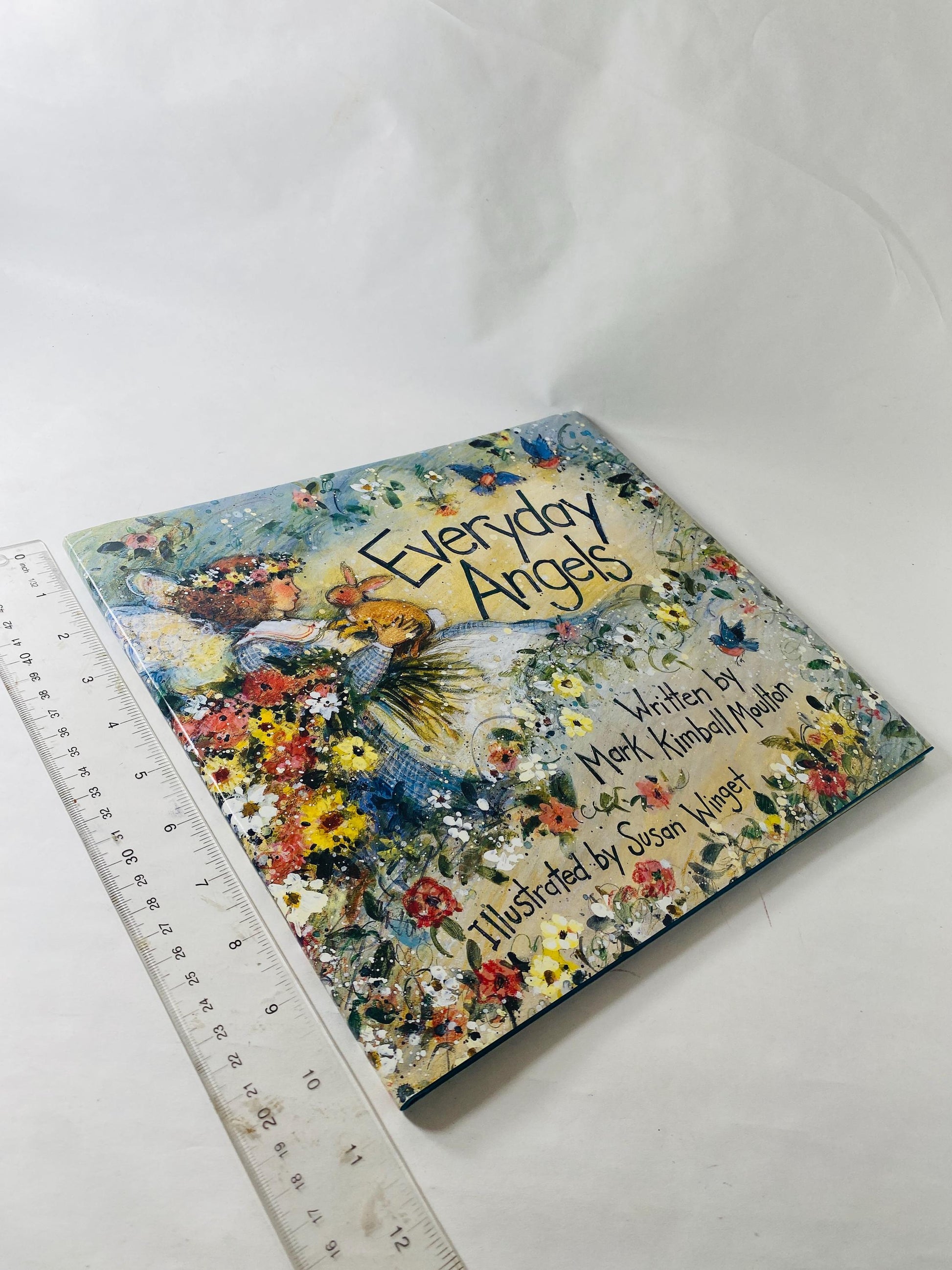 Everyday Angels by Mark Moulton illustrated by Susan Winget Vintage children's book about the true nature of angels in our lives